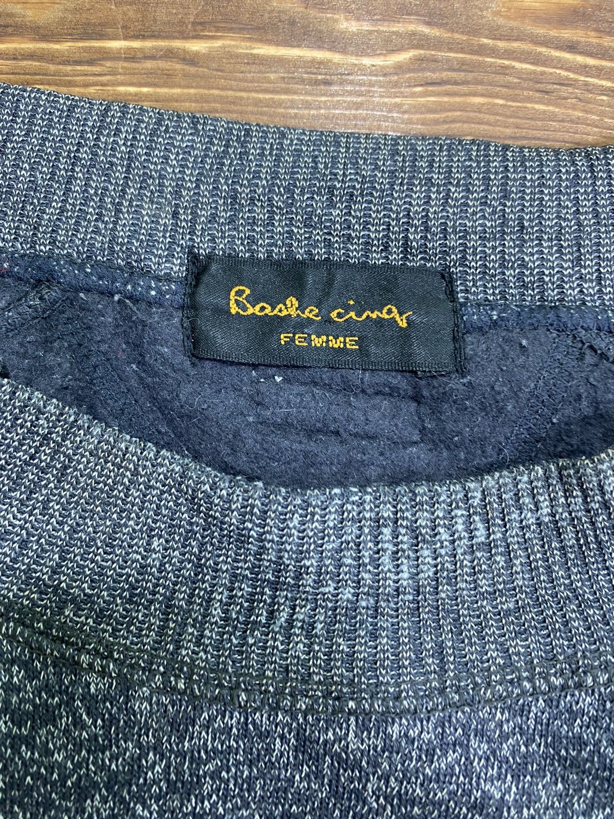Japanese Brand × Vintage Vintage Bashe Cinq Collection Sweatshirt Long Sleeve Size L Size US L / EU 52-54 / 3 - 8 Thumbnail