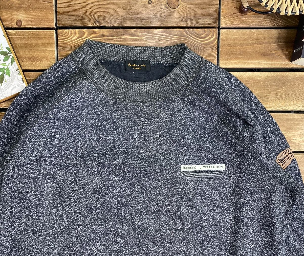 Japanese Brand × Vintage Vintage Bashe Cinq Collection Sweatshirt Long Sleeve Size L Size US L / EU 52-54 / 3 - 7 Thumbnail