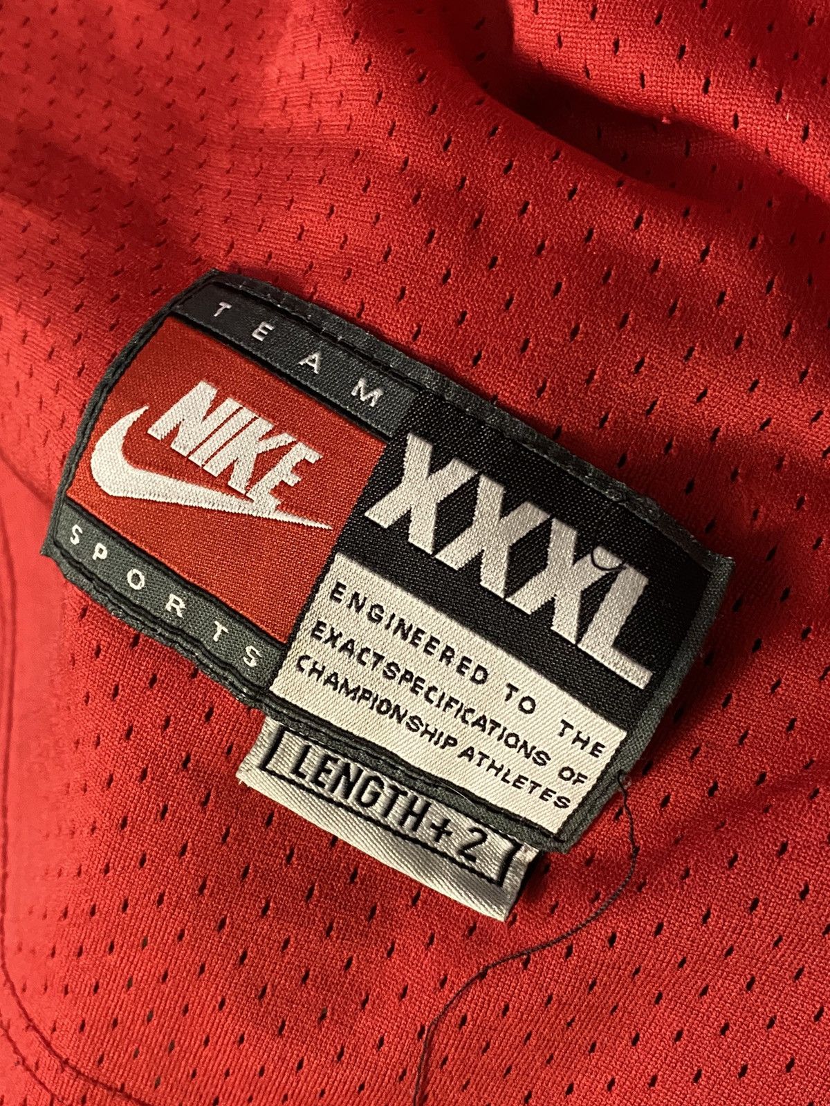 NBA × Nike Vintage Nike Chicago Bulls NBA # 23 Jordan Red Size US XXL / EU 58 / 5 - 10 Thumbnail