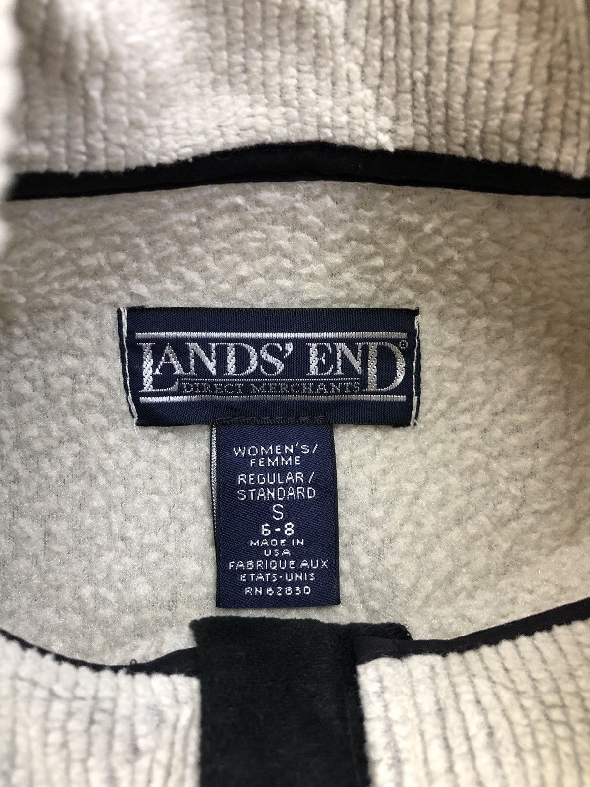 Lands' End Vintage Lands' End Polartec Fleece Jacket Size S / US 4 / IT 40 - 12 Thumbnail