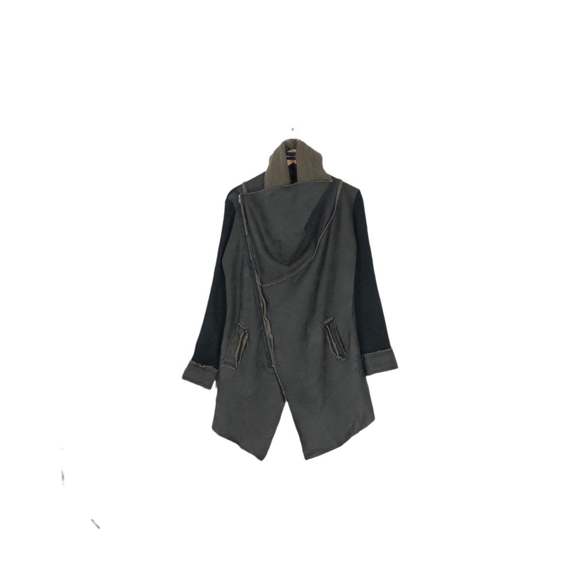 Other Denny Rose Women’s Asymmetrical Patchwork Sweater Jacket Size M / US 6-8 / IT 42-44 - 2 Thumbnail
