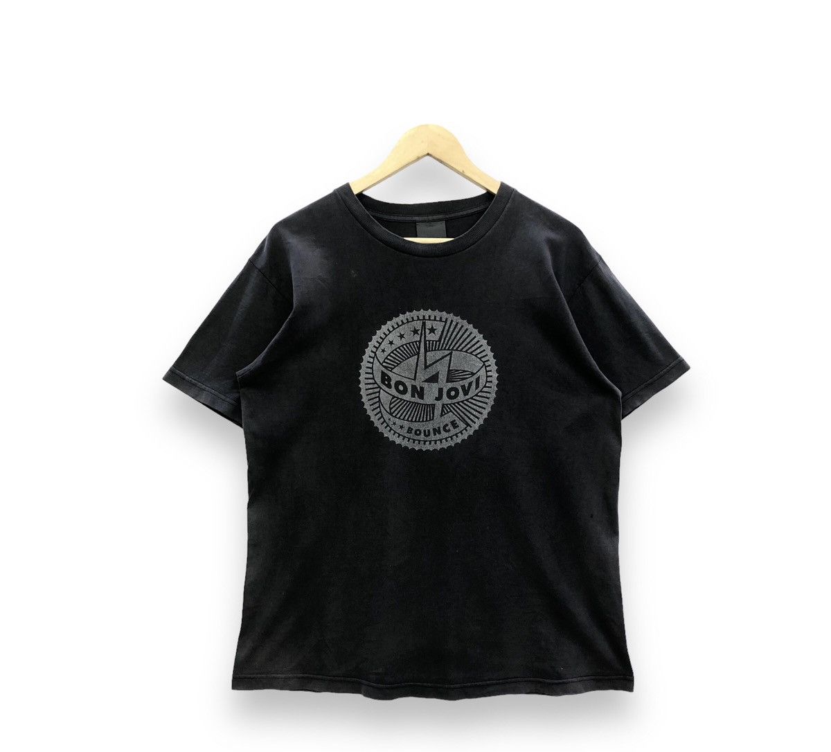 image of Band Tees x Vintage 2003 Bon Jovi Bounce Japan Tour Tshirt in Black, Men's (Size Small)