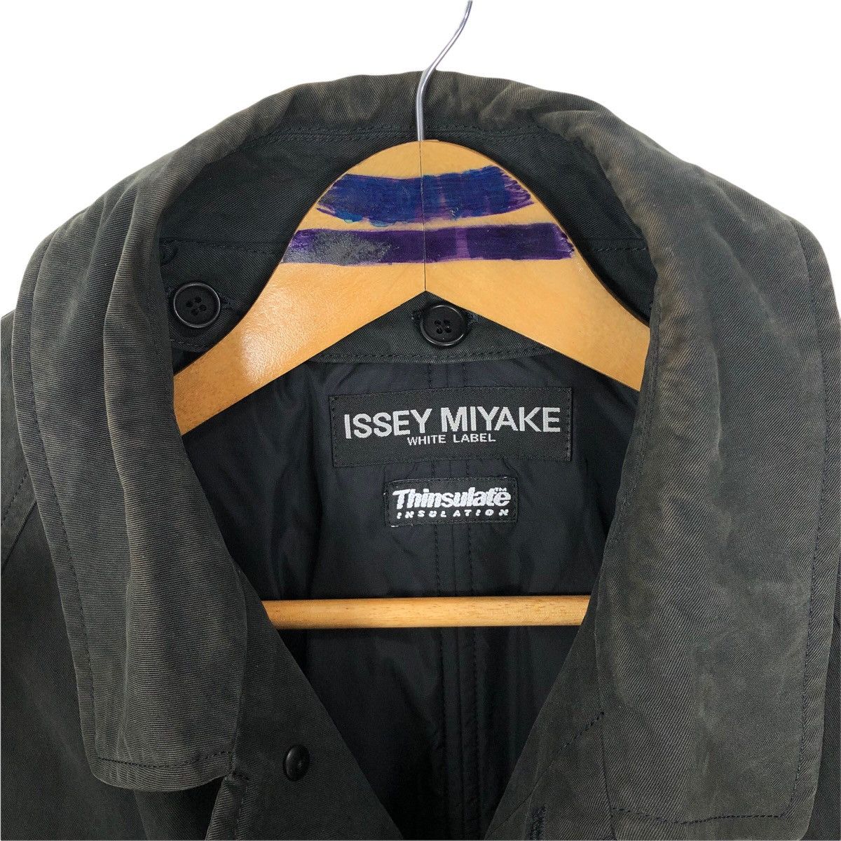Issey Miyake Vintage Issey Miyake White Label Thinsulate Insulation Coat Size US L / EU 52-54 / 3 - 13 Thumbnail
