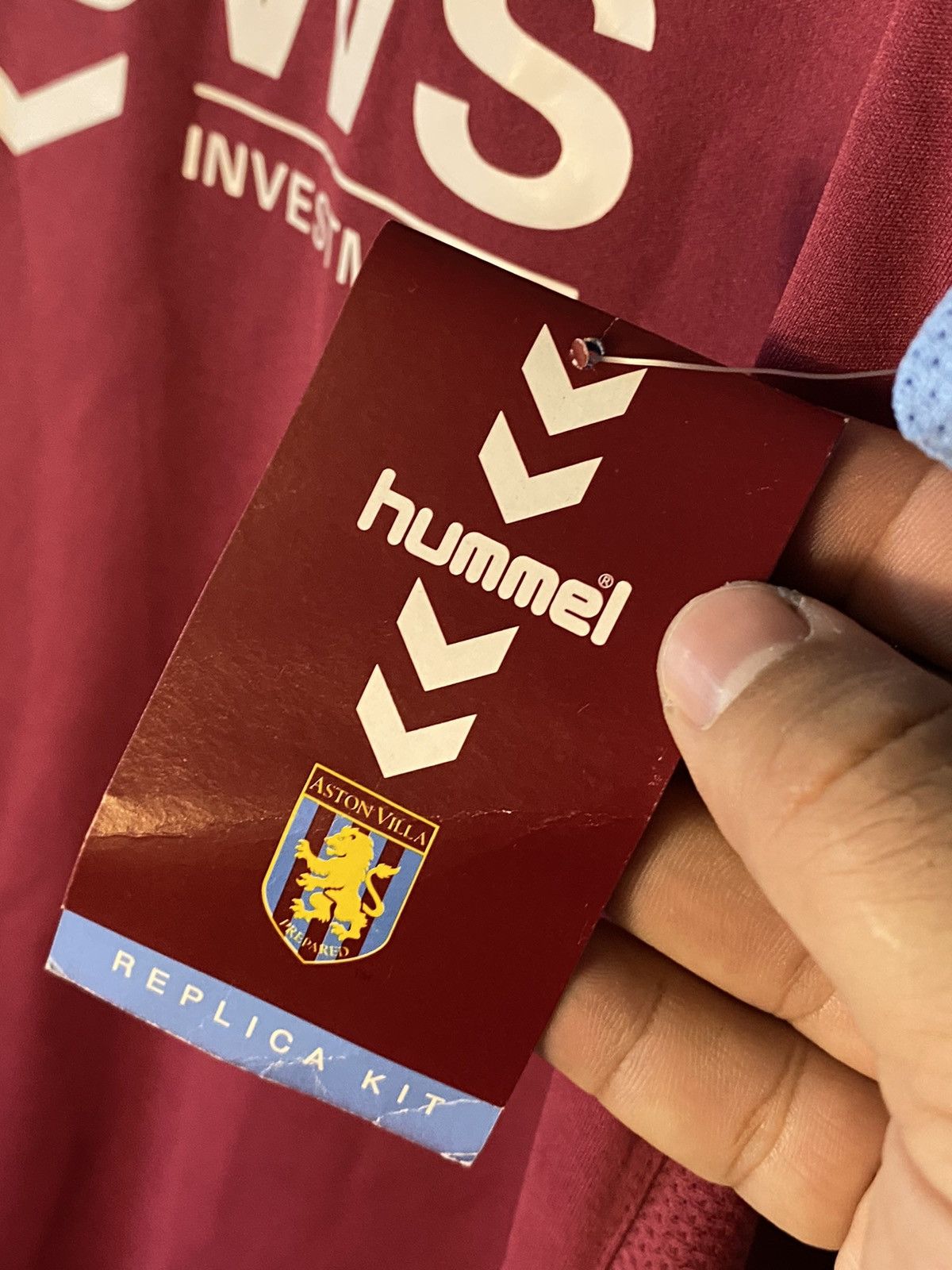 Hummel × Vintage 2004 2005 Vintage Aston Villa Home Soccer Jersey Size US XL / EU 56 / 4 - 2 Thumbnail