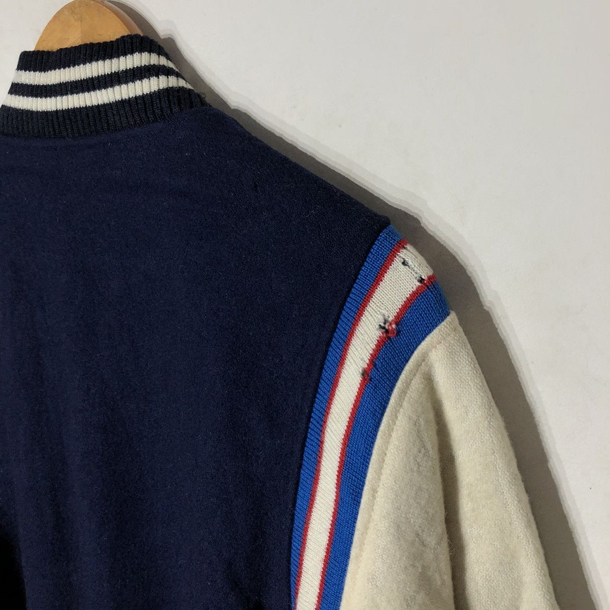 Japanese Brand WORLD JUMP VARSITY JACKET Size US M / EU 48-50 / 2 - 7 Thumbnail