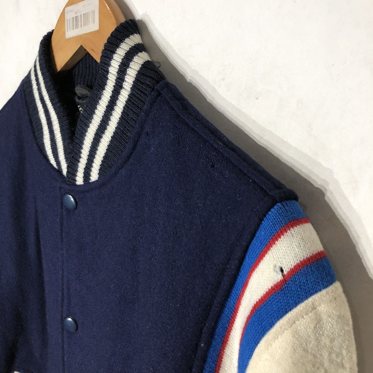 Japanese Brand WORLD JUMP VARSITY JACKET Size US M / EU 48-50 / 2 - 5 Thumbnail