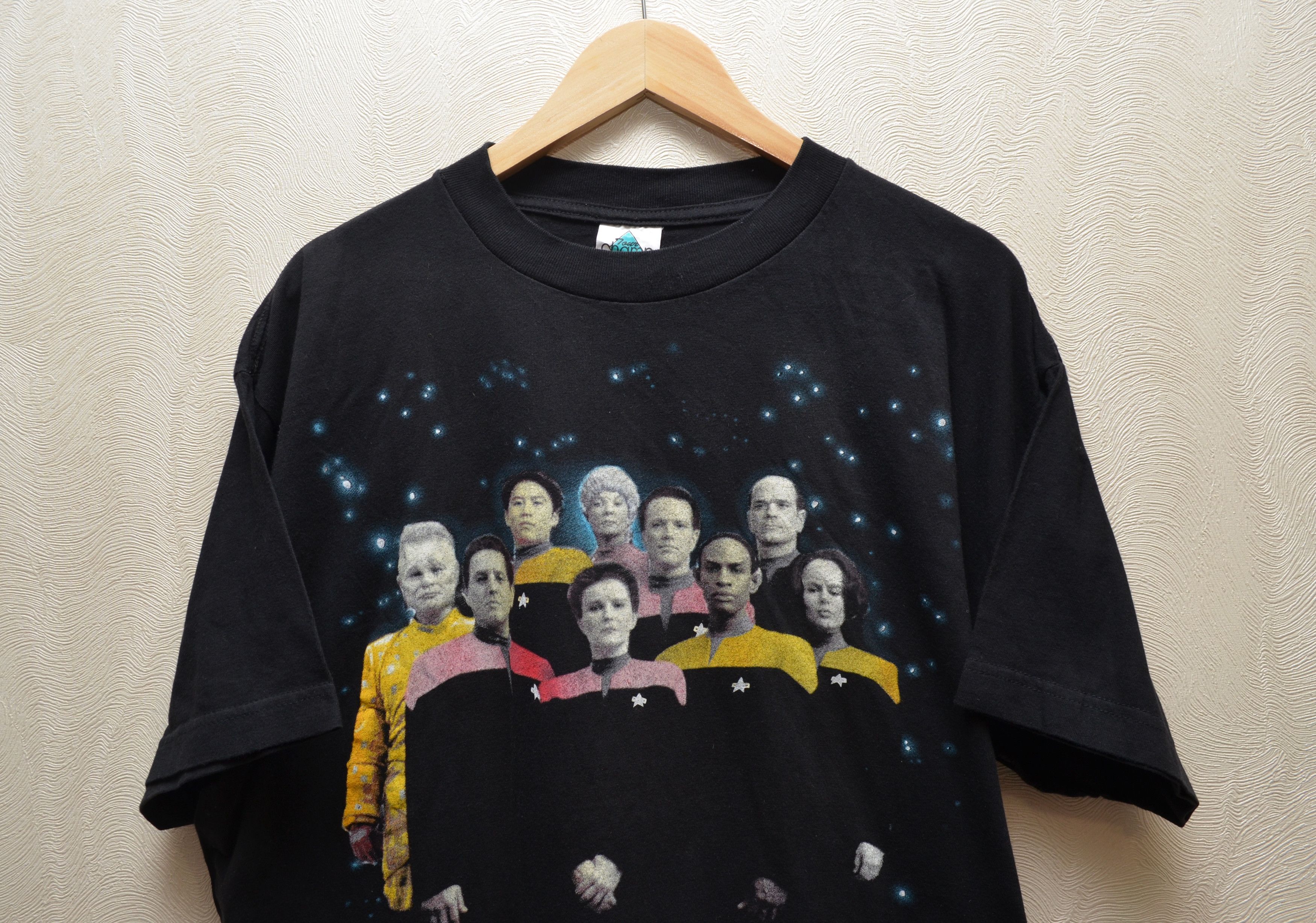 Vintage VINTAGE 1995 Star Trek Voyager T Shirt 90s y2k RARE Size US XL / EU 56 / 4 - 2 Thumbnail
