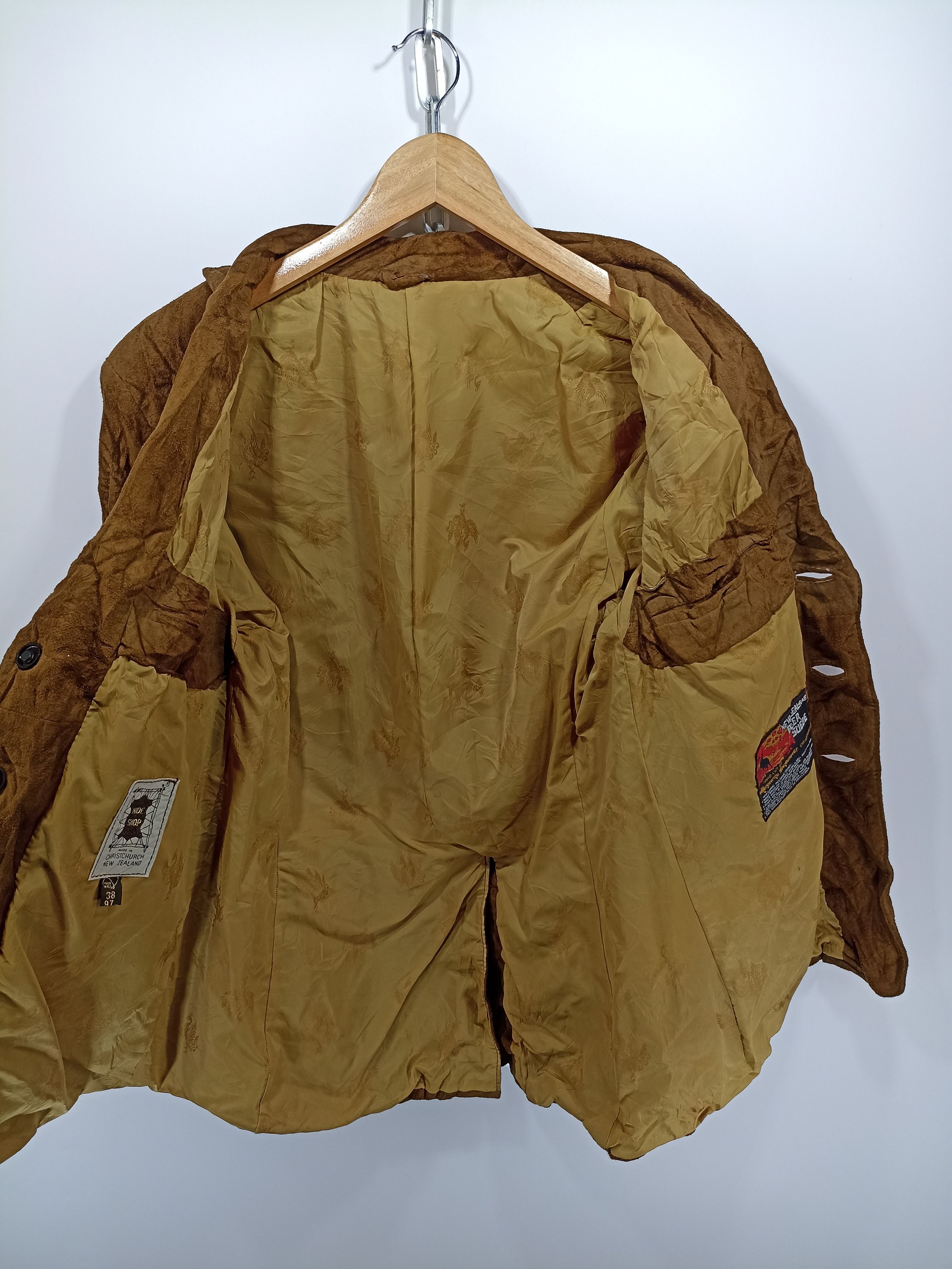Leather × Vintage Vintage Deer Suede leather Jacket Size US S / EU 44-46 / 1 - 2 Thumbnail