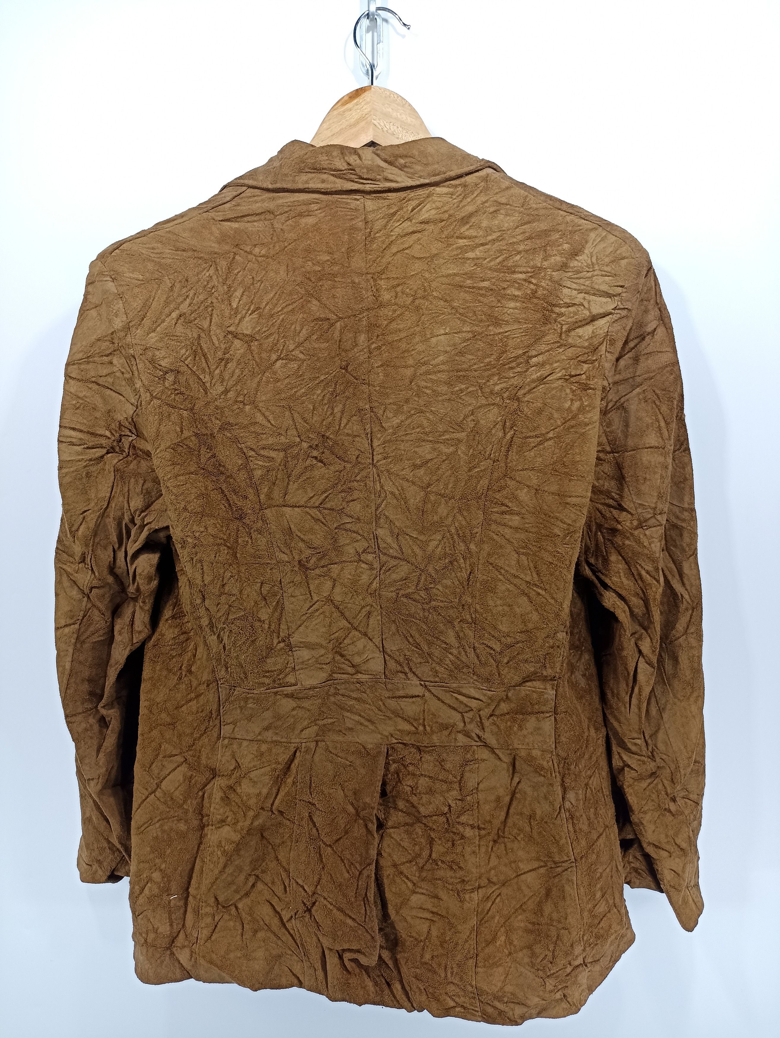 Leather × Vintage Vintage Deer Suede leather Jacket Size US S / EU 44-46 / 1 - 6 Thumbnail