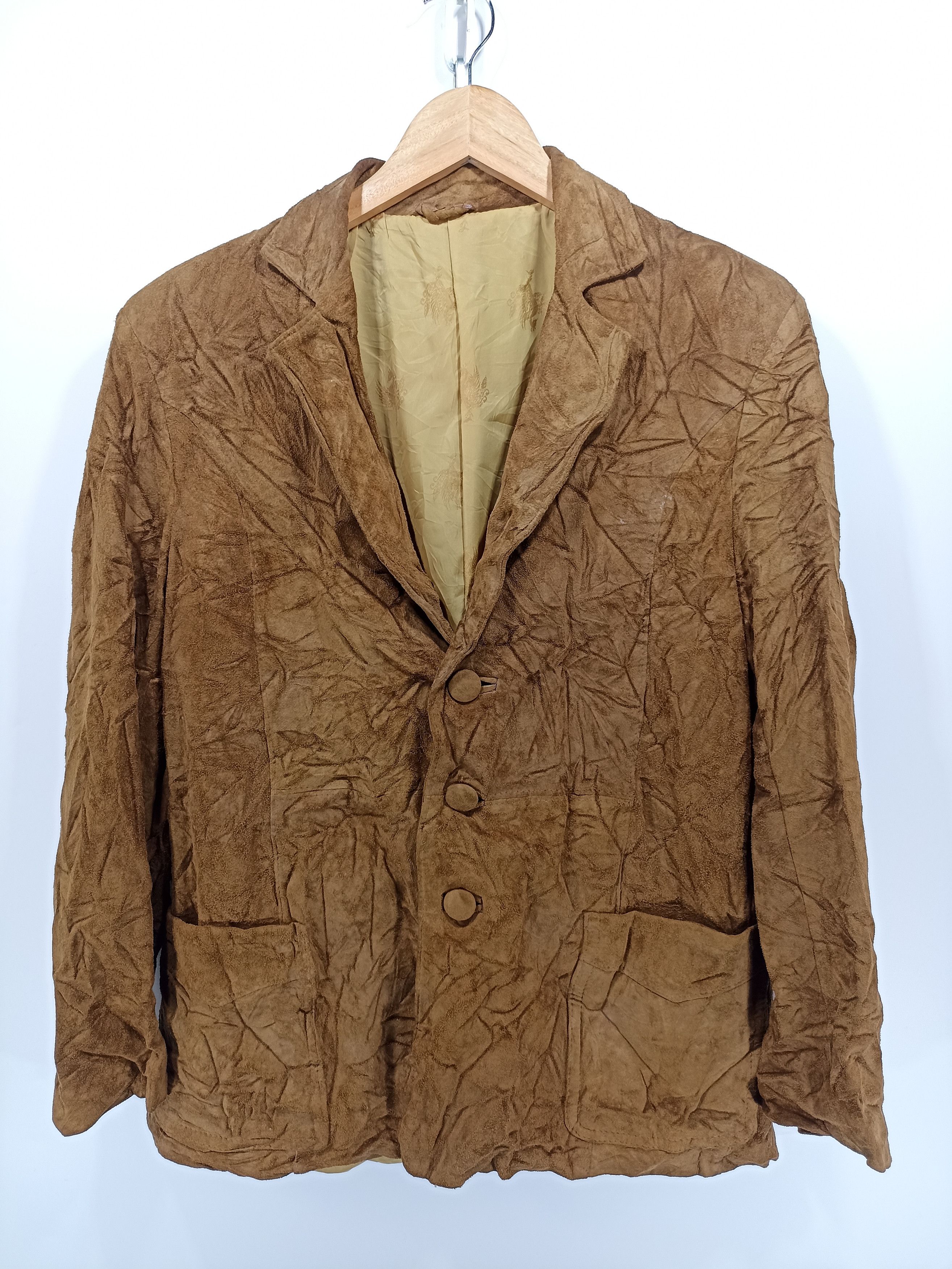 Leather × Vintage Vintage Deer Suede leather Jacket Size US S / EU 44-46 / 1 - 1 Thumbnail