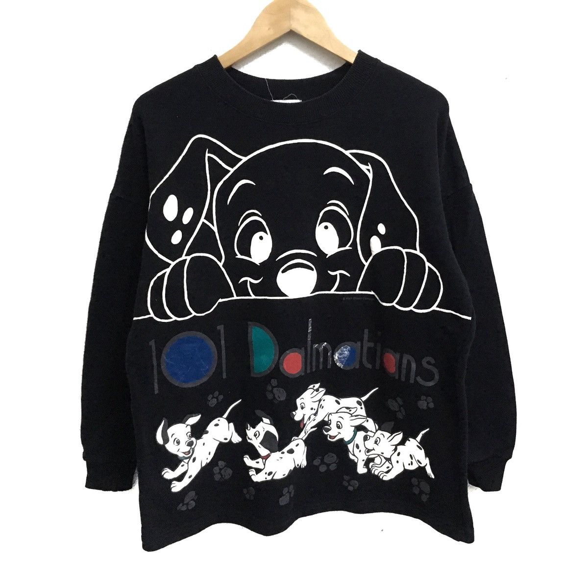 Cartoon Network × Disney VINTAGE 101 DALMATIANS CARTOON DISNEY LONG SLEEVE JUMPER Size US M / EU 48-50 / 2 - 1 Thumbnail