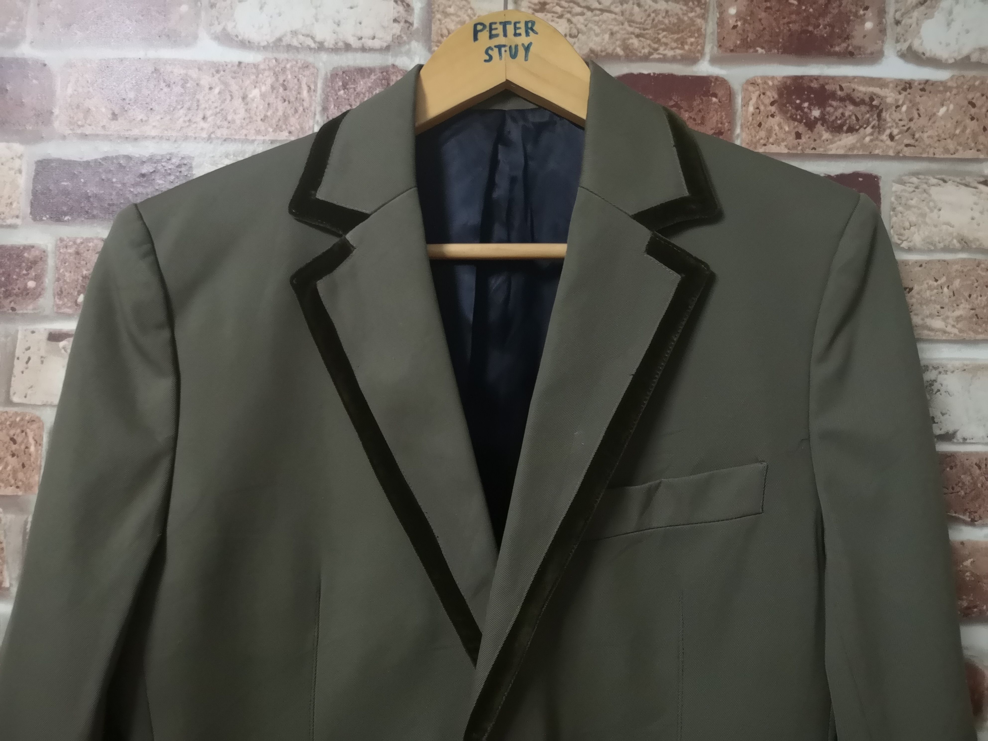 Designer × Sonia Rykiel Rykiel Homme Formal Blazer Fit Design Size 36R - 3 Thumbnail
