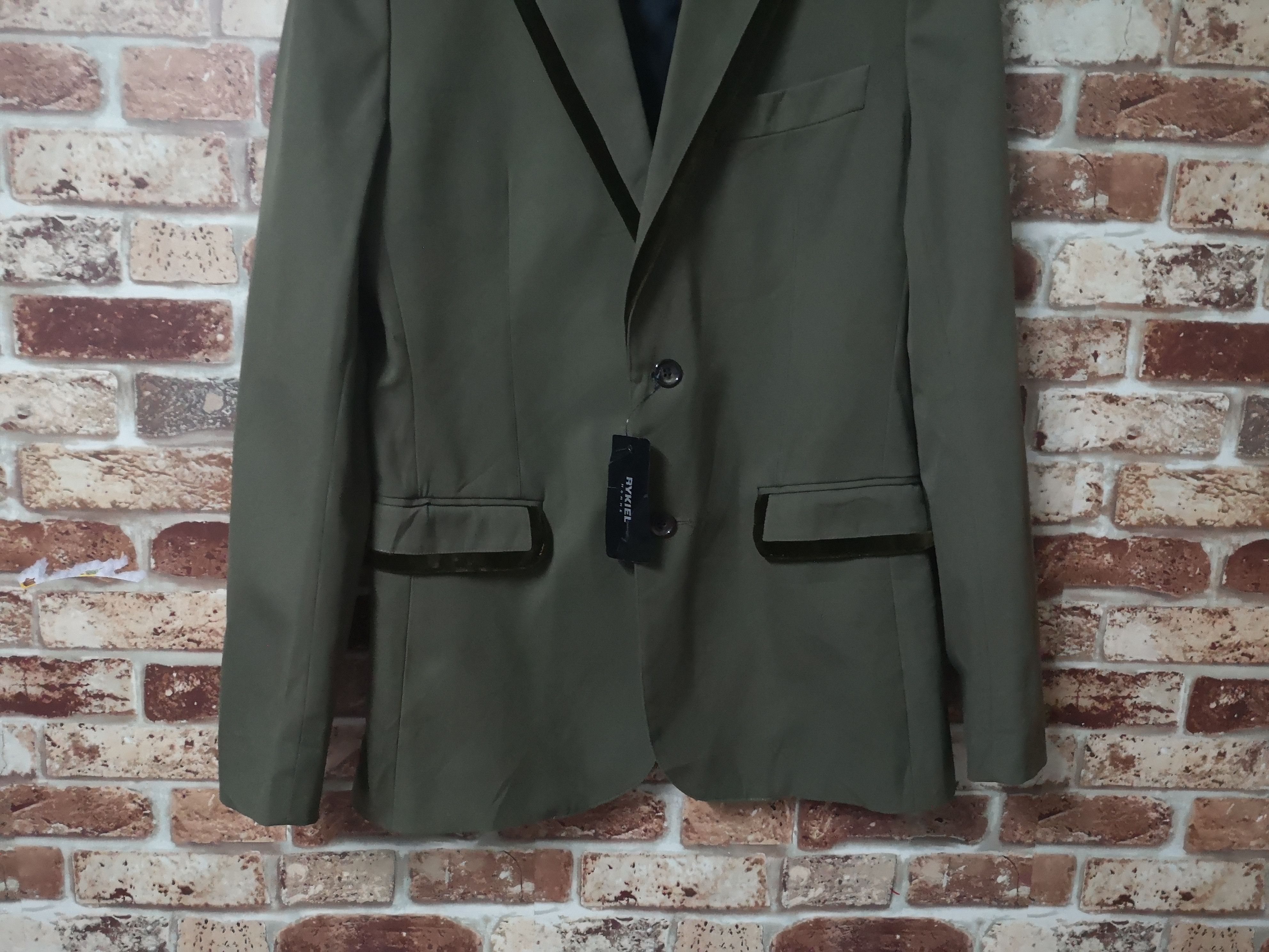 Designer × Sonia Rykiel Rykiel Homme Formal Blazer Fit Design Size 36R - 4 Thumbnail
