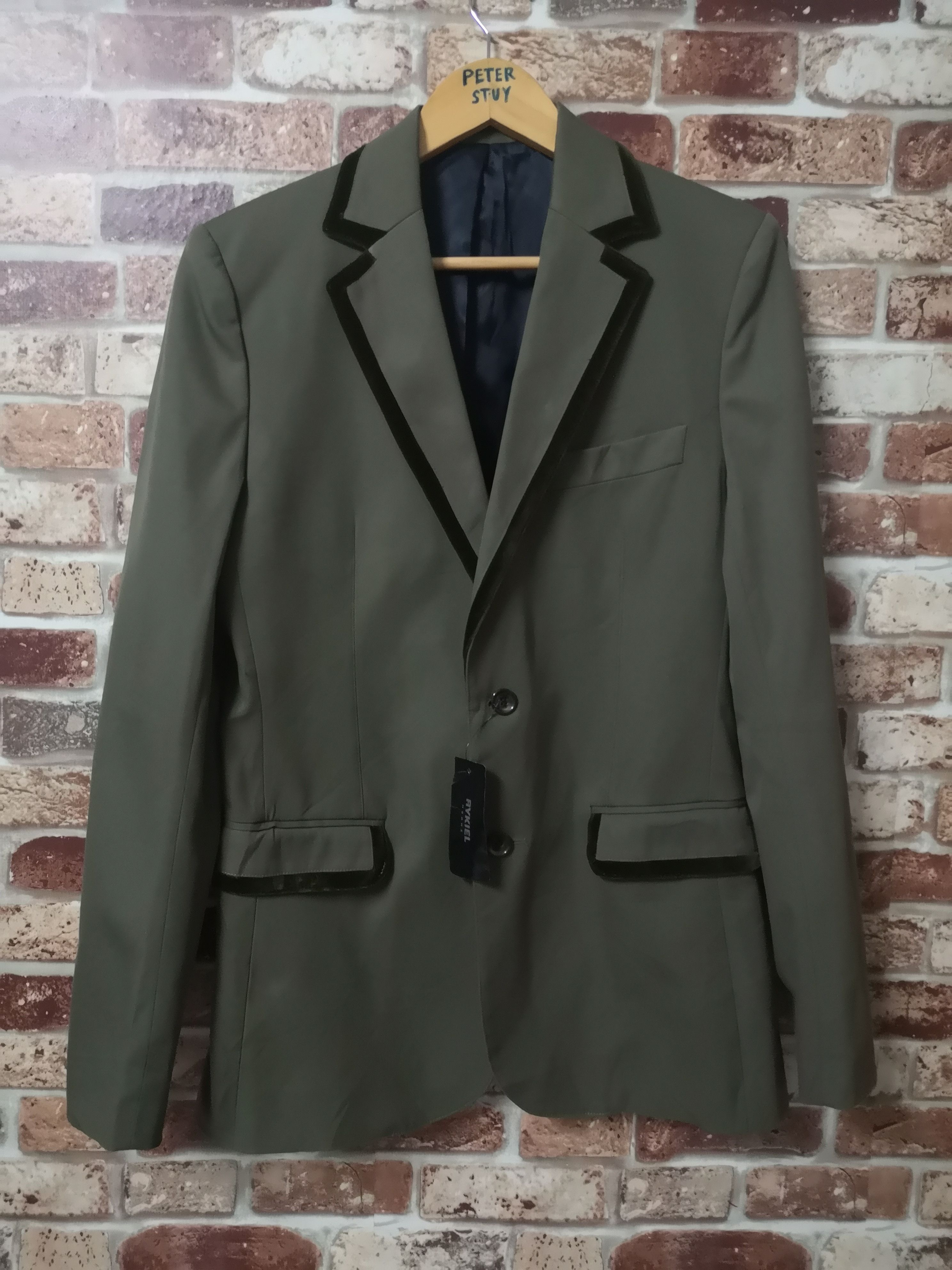 Designer × Sonia Rykiel Rykiel Homme Formal Blazer Fit Design Size 36R - 1 Thumbnail