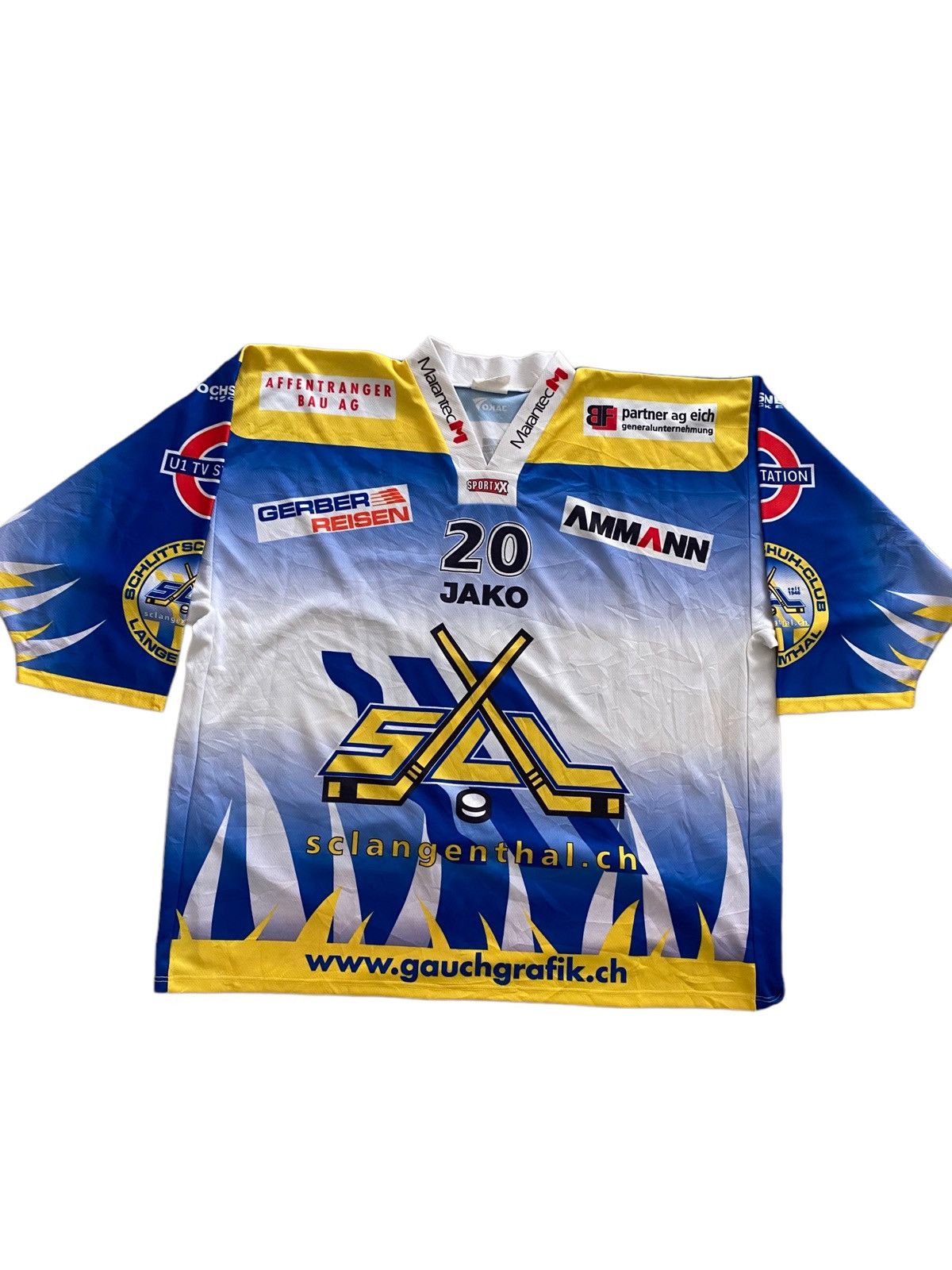 Vintage Rare Marantec Hockey Jersey sign all players Size US XXL / EU 58 / 5 - 1 Thumbnail