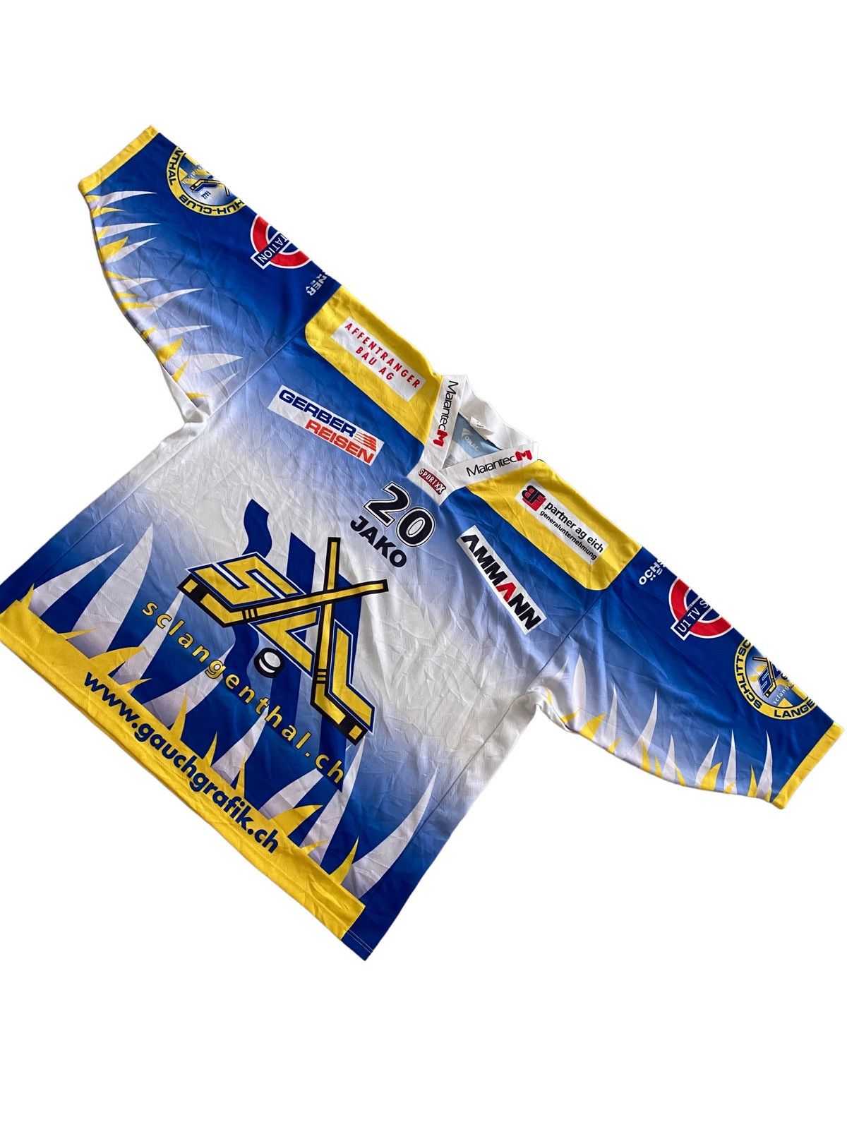 Vintage Rare Marantec Hockey Jersey sign all players Size US XXL / EU 58 / 5 - 11 Thumbnail