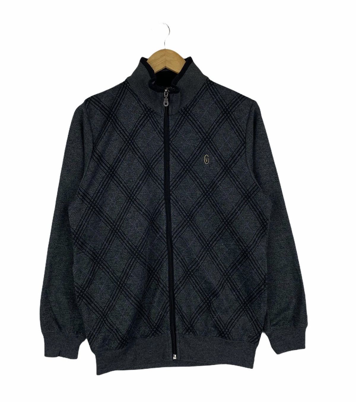 Gianni Valentino × Vintage VINTAGE GIANNI VALENTINO ITALY SMALL LOGO ZIPPER SWEATER Size US S / EU 44-46 / 1 - 1 Thumbnail