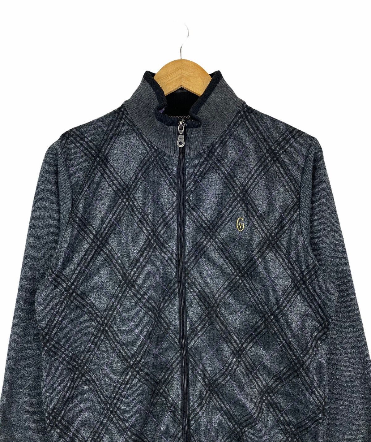 Gianni Valentino × Vintage VINTAGE GIANNI VALENTINO ITALY SMALL LOGO ZIPPER SWEATER Size US S / EU 44-46 / 1 - 3 Thumbnail