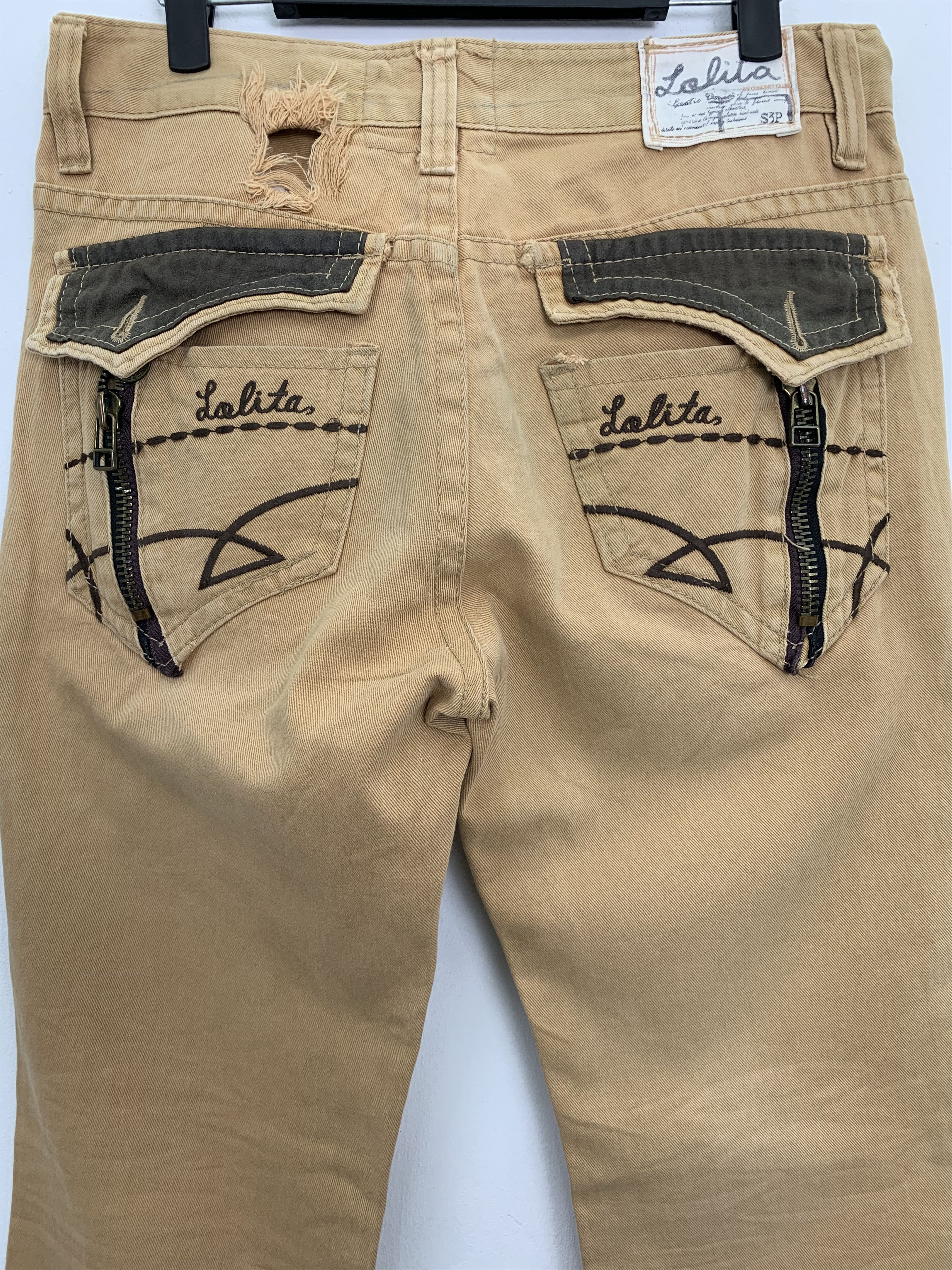 Japanese Brand 🔥OFFER ME🔥LOLITA Pants Vintage Brown Rare Design#147 Size US 30 / EU 46 - 12 Thumbnail