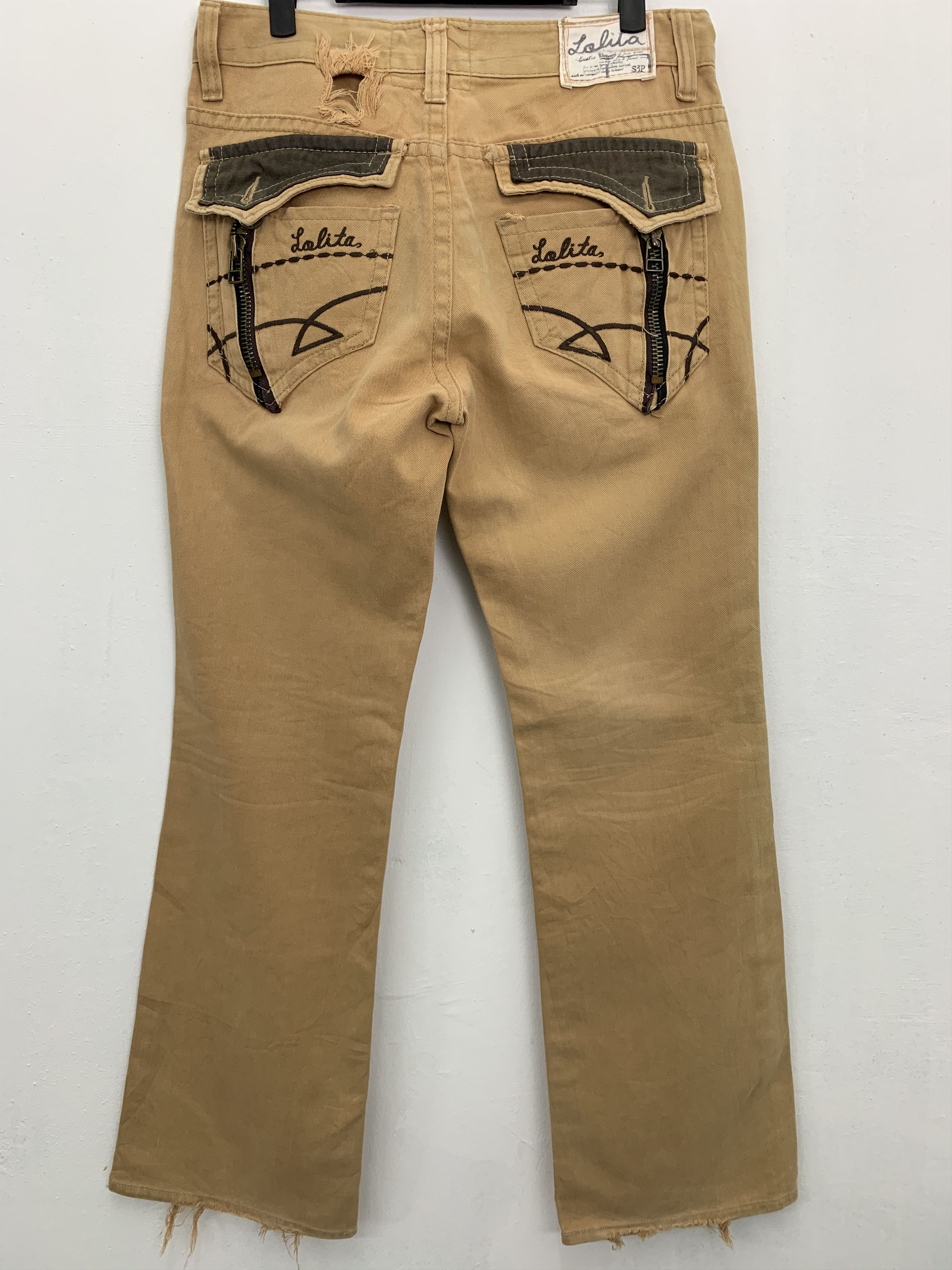 Japanese Brand 🔥OFFER ME🔥LOLITA Pants Vintage Brown Rare Design#147 Size US 30 / EU 46 - 1 Thumbnail