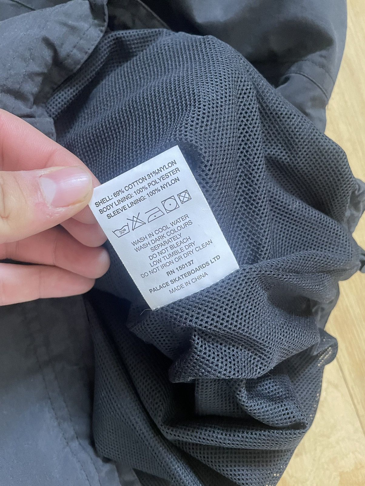 palace skateboards double zip jacket XL