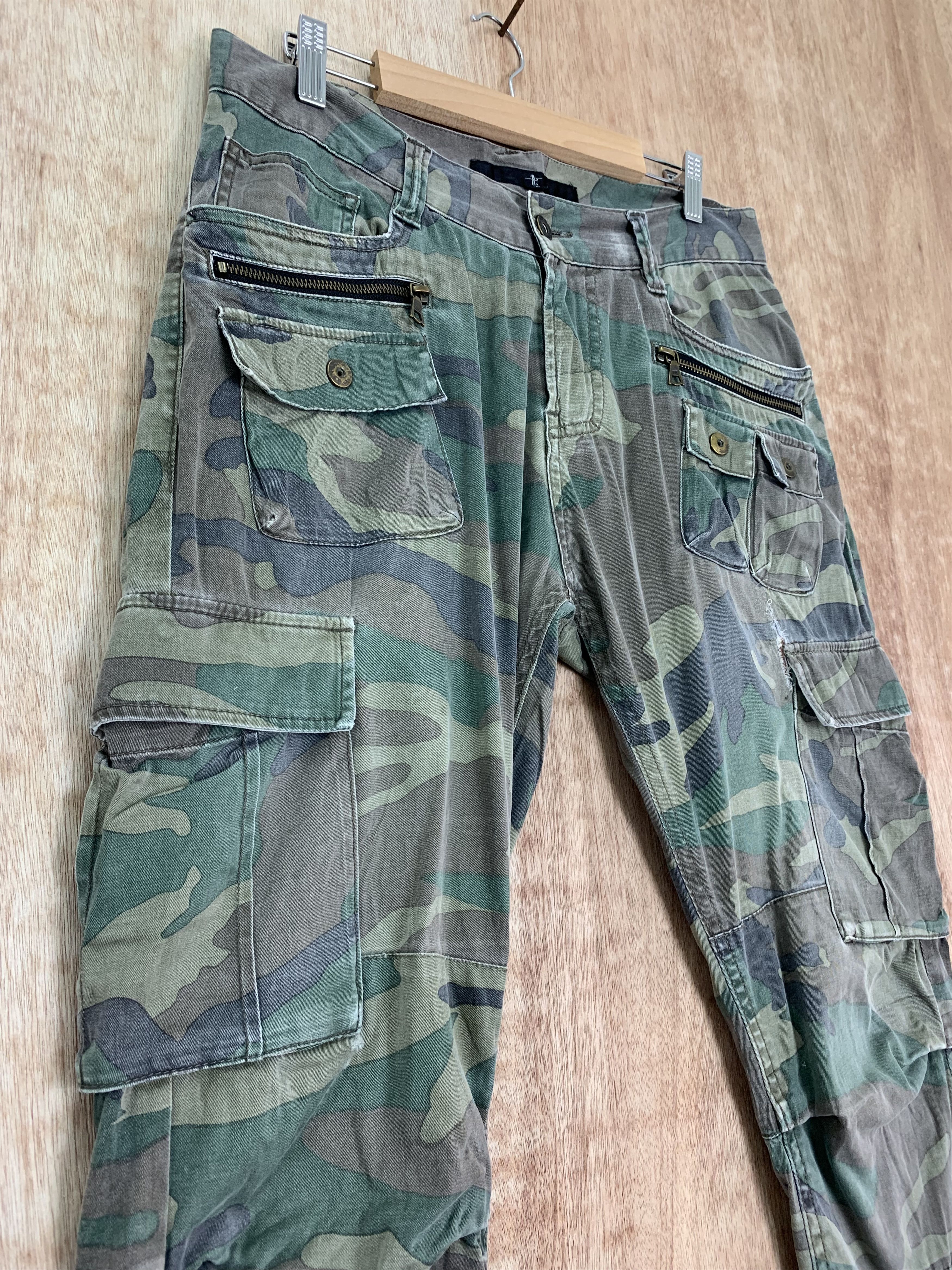 Japanese Brand Cargo Pants Army Military Multipocket Utility Streetwear Size US 30 / EU 46 - 8 Thumbnail