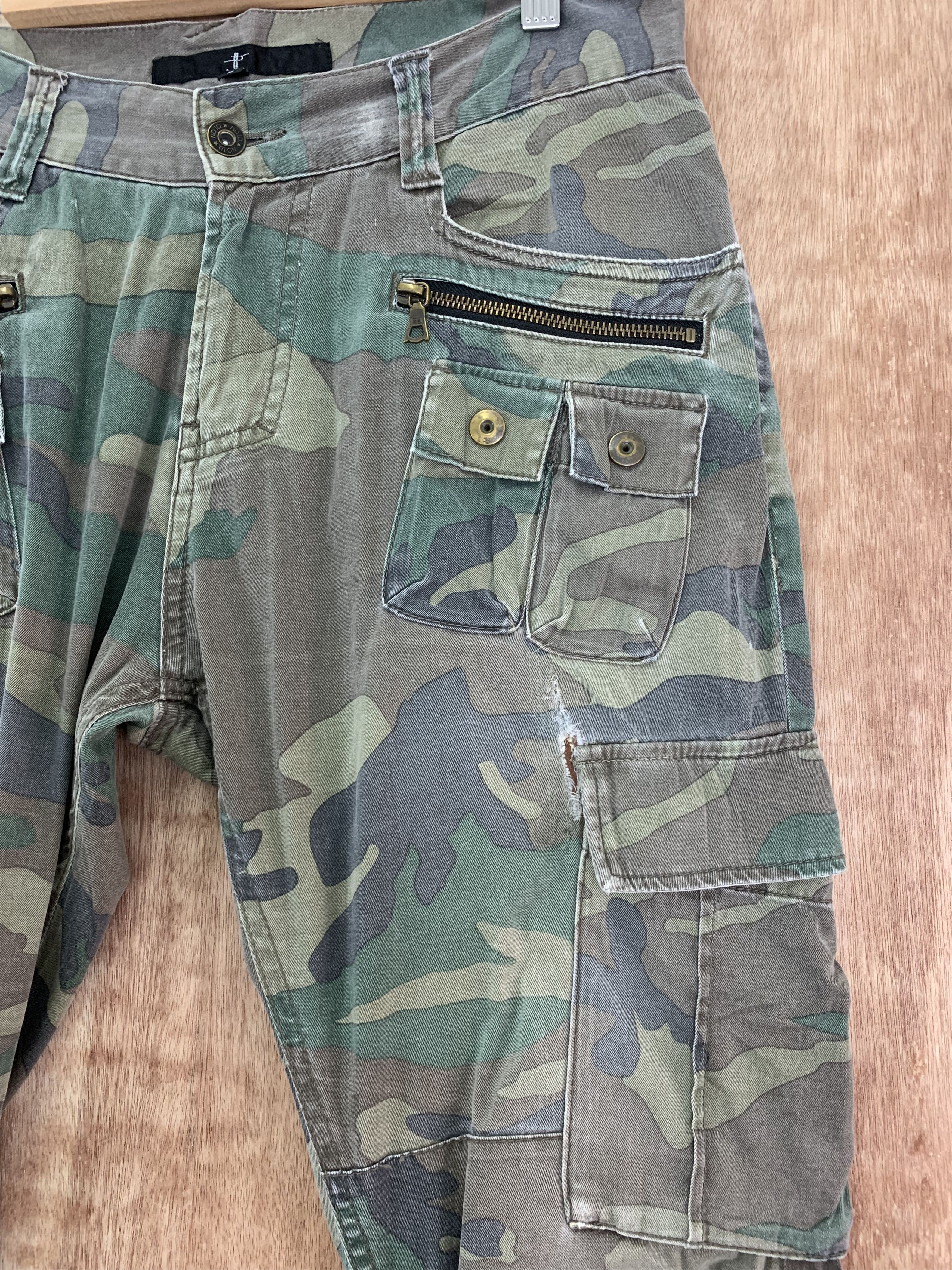 Japanese Brand Cargo Pants Army Military Multipocket Utility Streetwear Size US 30 / EU 46 - 5 Thumbnail