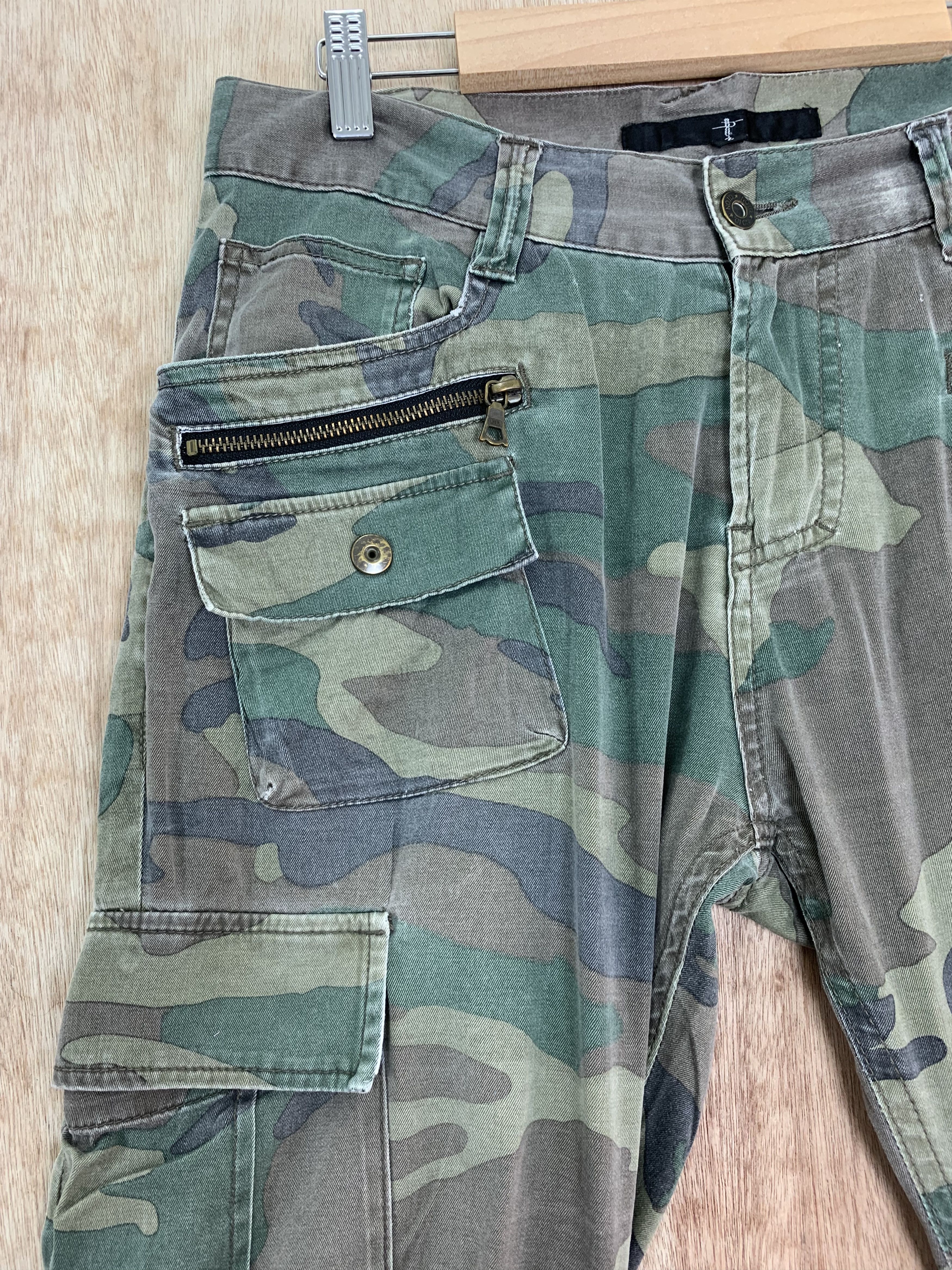 Japanese Brand Cargo Pants Army Military Multipocket Utility Streetwear Size US 30 / EU 46 - 4 Thumbnail