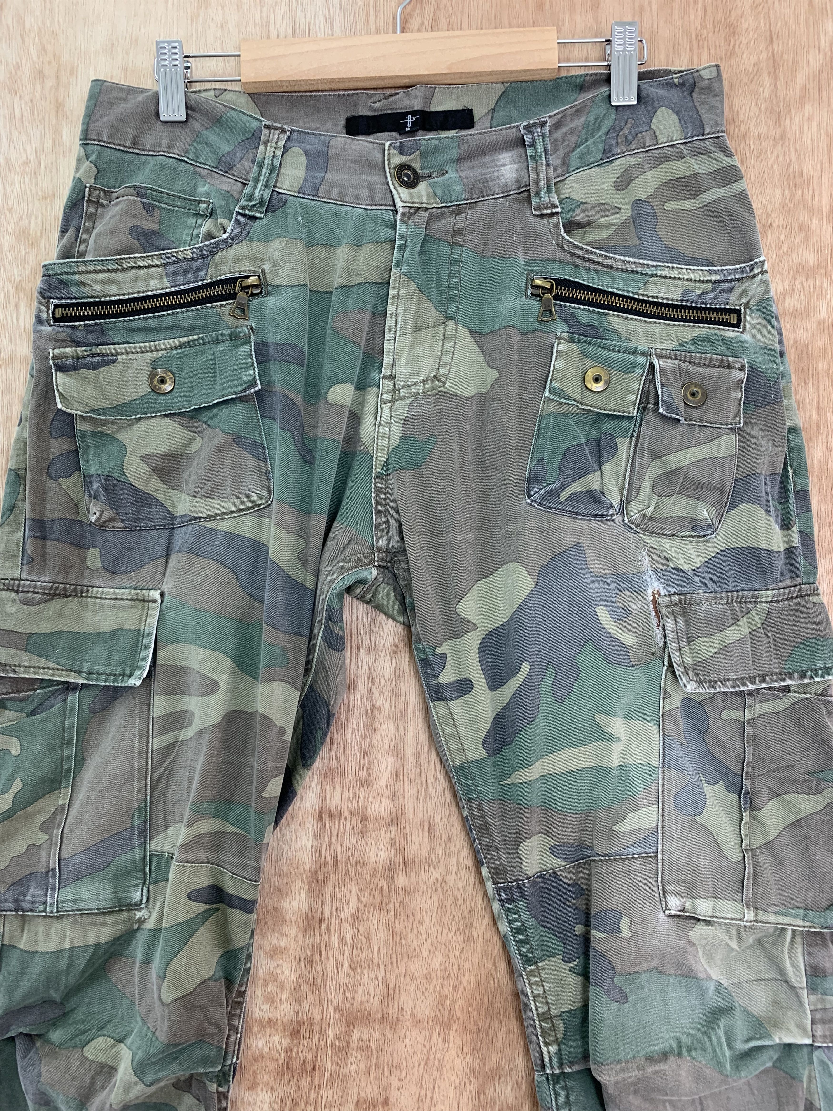 Japanese Brand Cargo Pants Army Military Multipocket Utility Streetwear Size US 30 / EU 46 - 2 Thumbnail