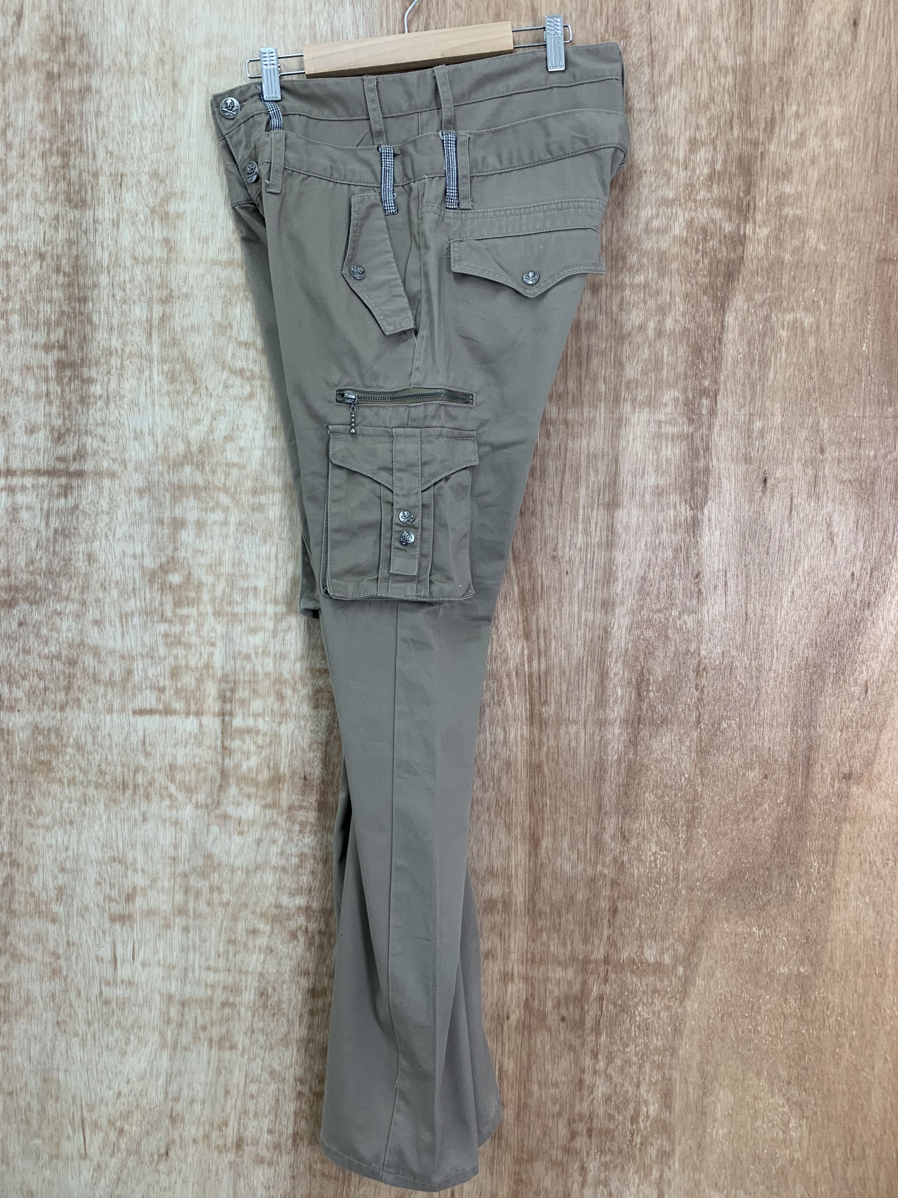 Japanese Brand Cargo Pants Double Waist Double Focus Multipocket Rare Size US 30 / EU 46 - 16 Thumbnail