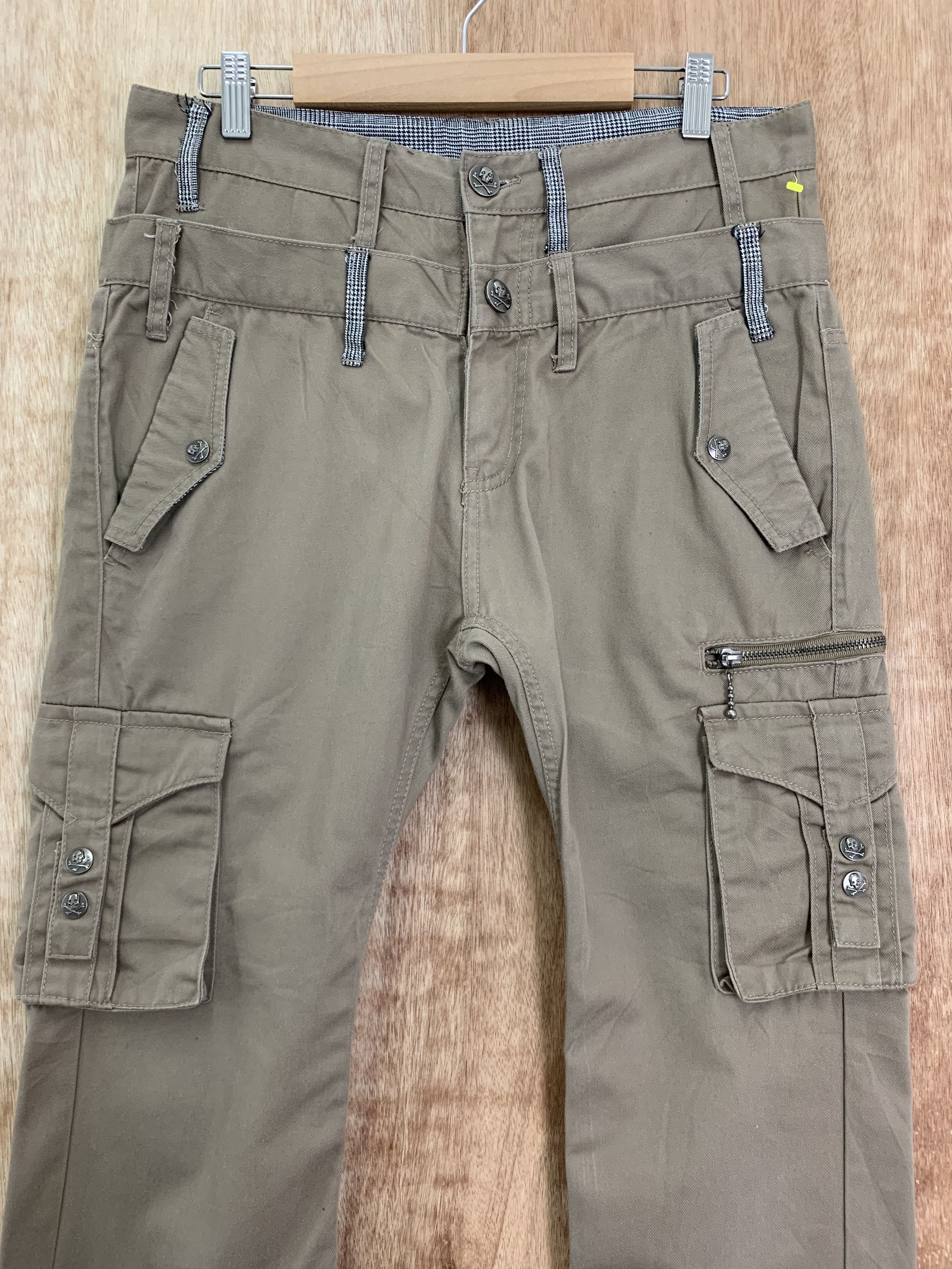 Japanese Brand Cargo Pants Double Waist Double Focus Multipocket Rare Size US 30 / EU 46 - 2 Thumbnail