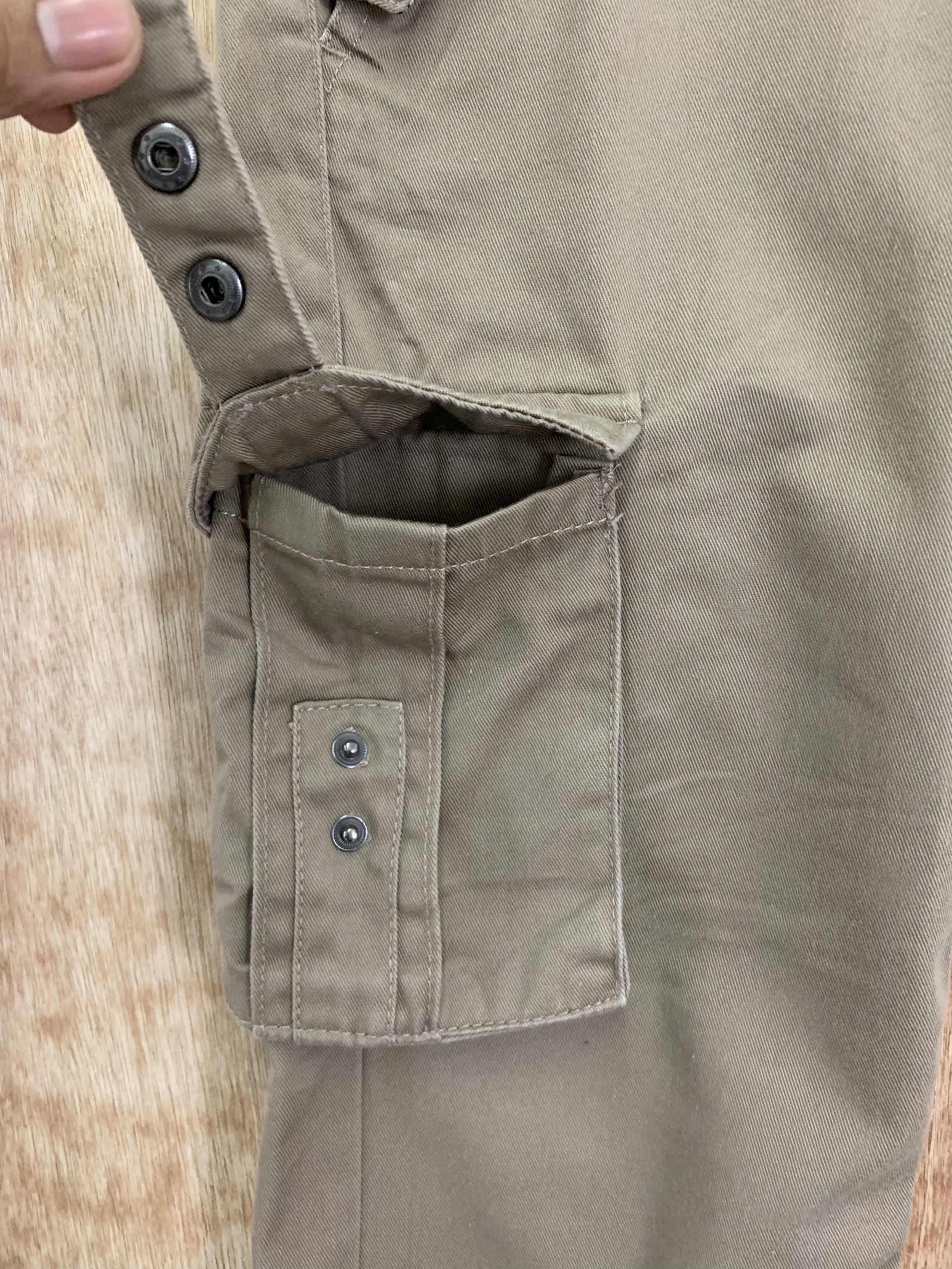 Japanese Brand Cargo Pants Double Waist Double Focus Multipocket Rare Size US 30 / EU 46 - 15 Thumbnail