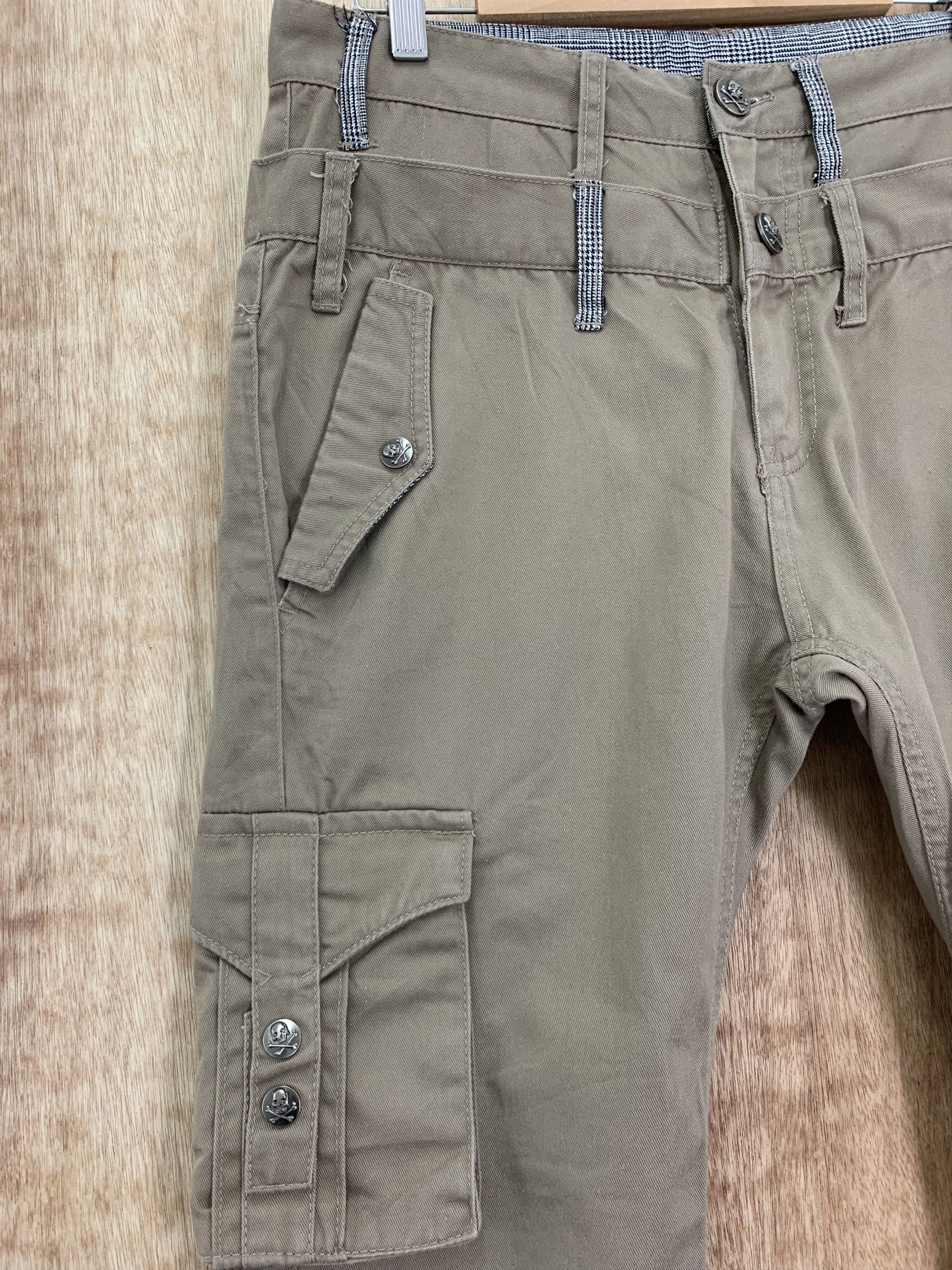 Japanese Brand Cargo Pants Double Waist Double Focus Multipocket Rare Size US 30 / EU 46 - 4 Thumbnail