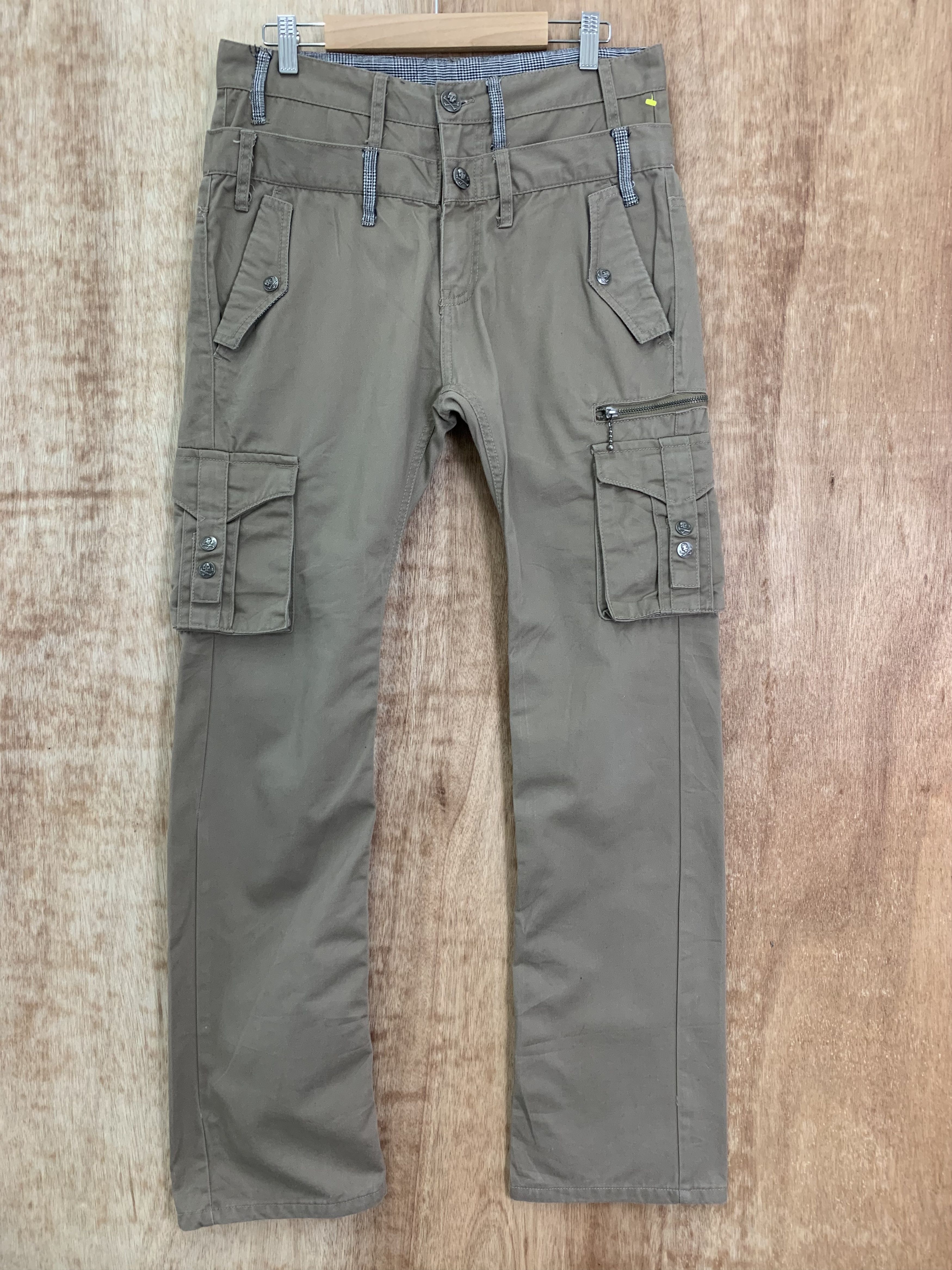 Japanese Brand Cargo Pants Double Waist Double Focus Multipocket Rare Size US 30 / EU 46 - 1 Thumbnail