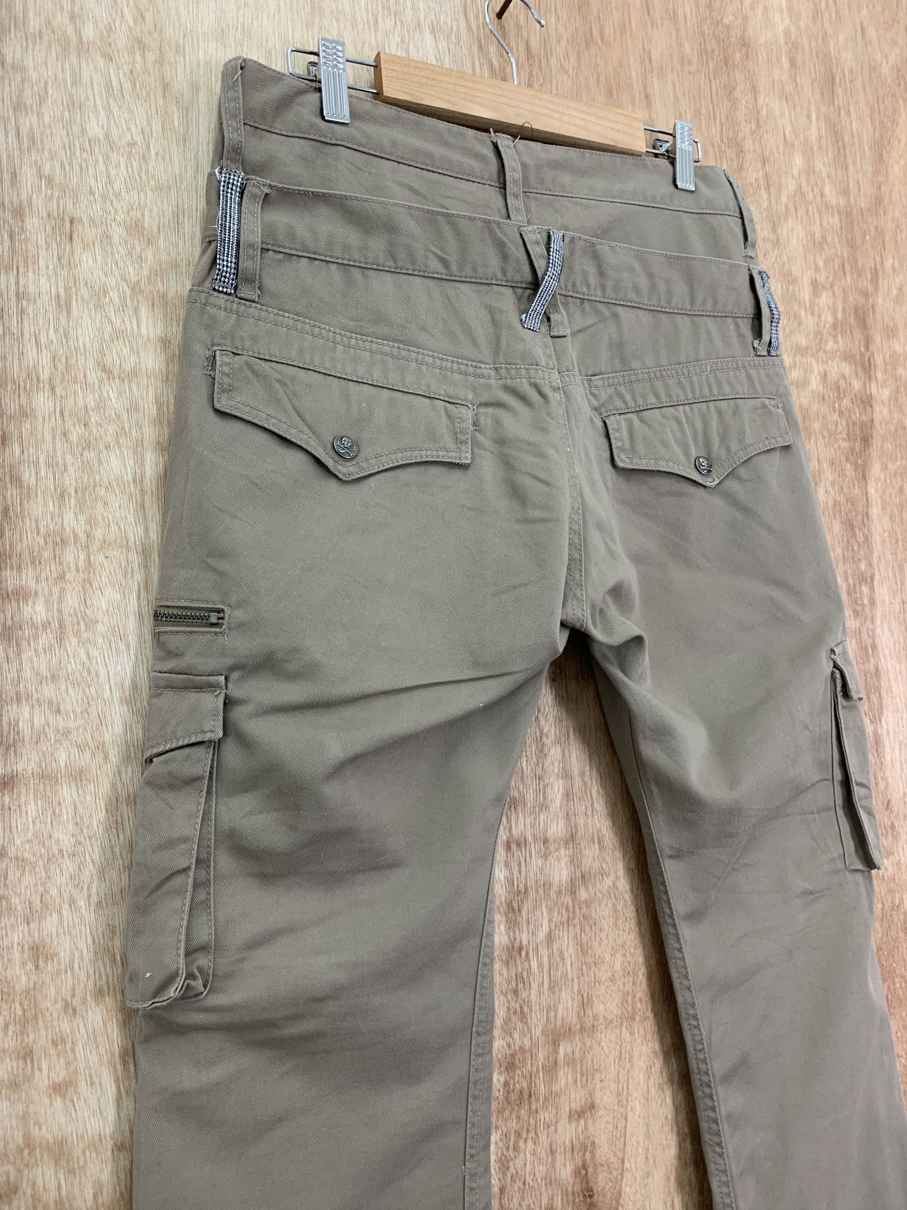 Japanese Brand Cargo Pants Double Waist Double Focus Multipocket Rare Size US 30 / EU 46 - 12 Thumbnail
