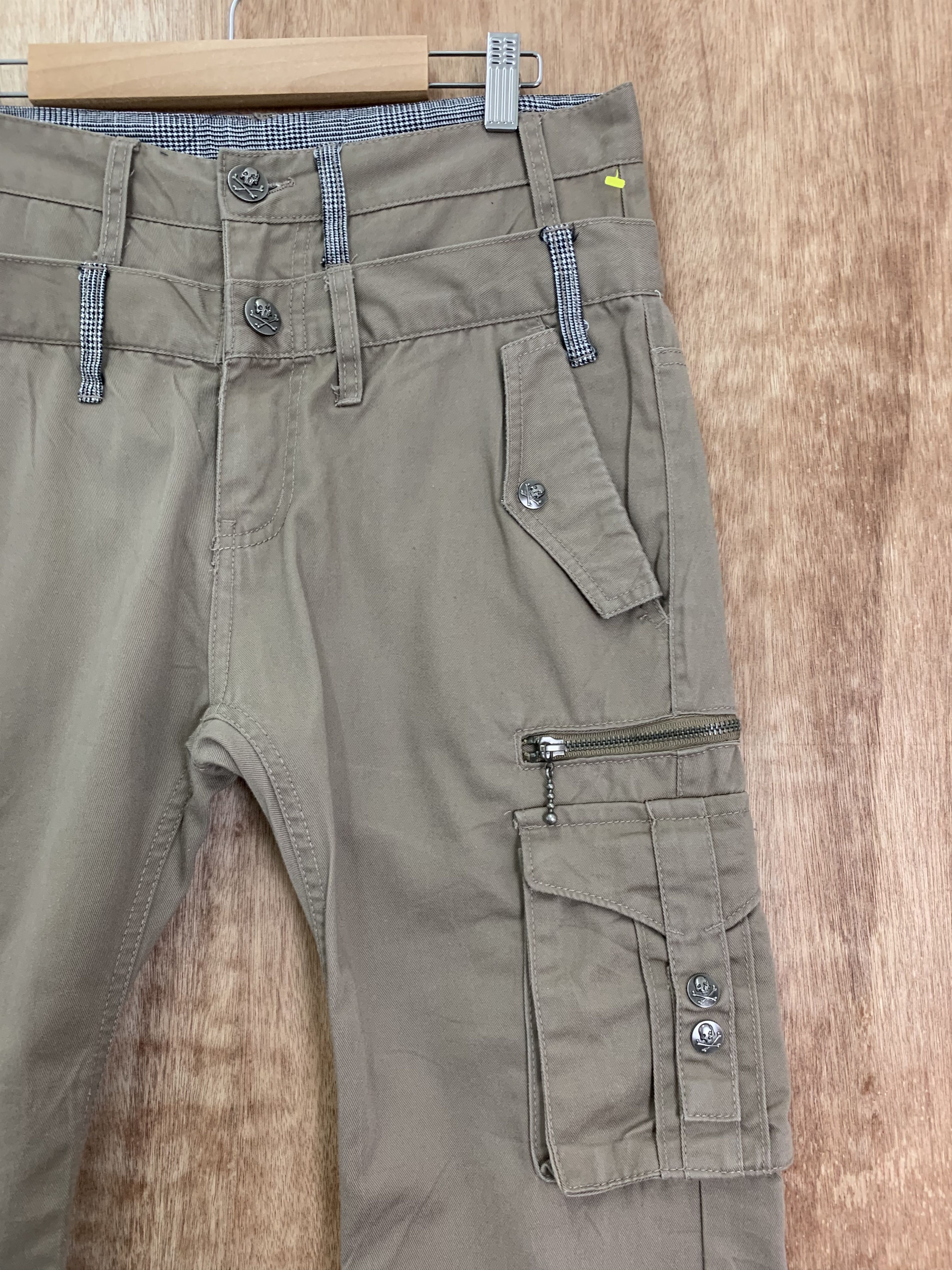 Japanese Brand Cargo Pants Double Waist Double Focus Multipocket Rare Size US 30 / EU 46 - 5 Thumbnail