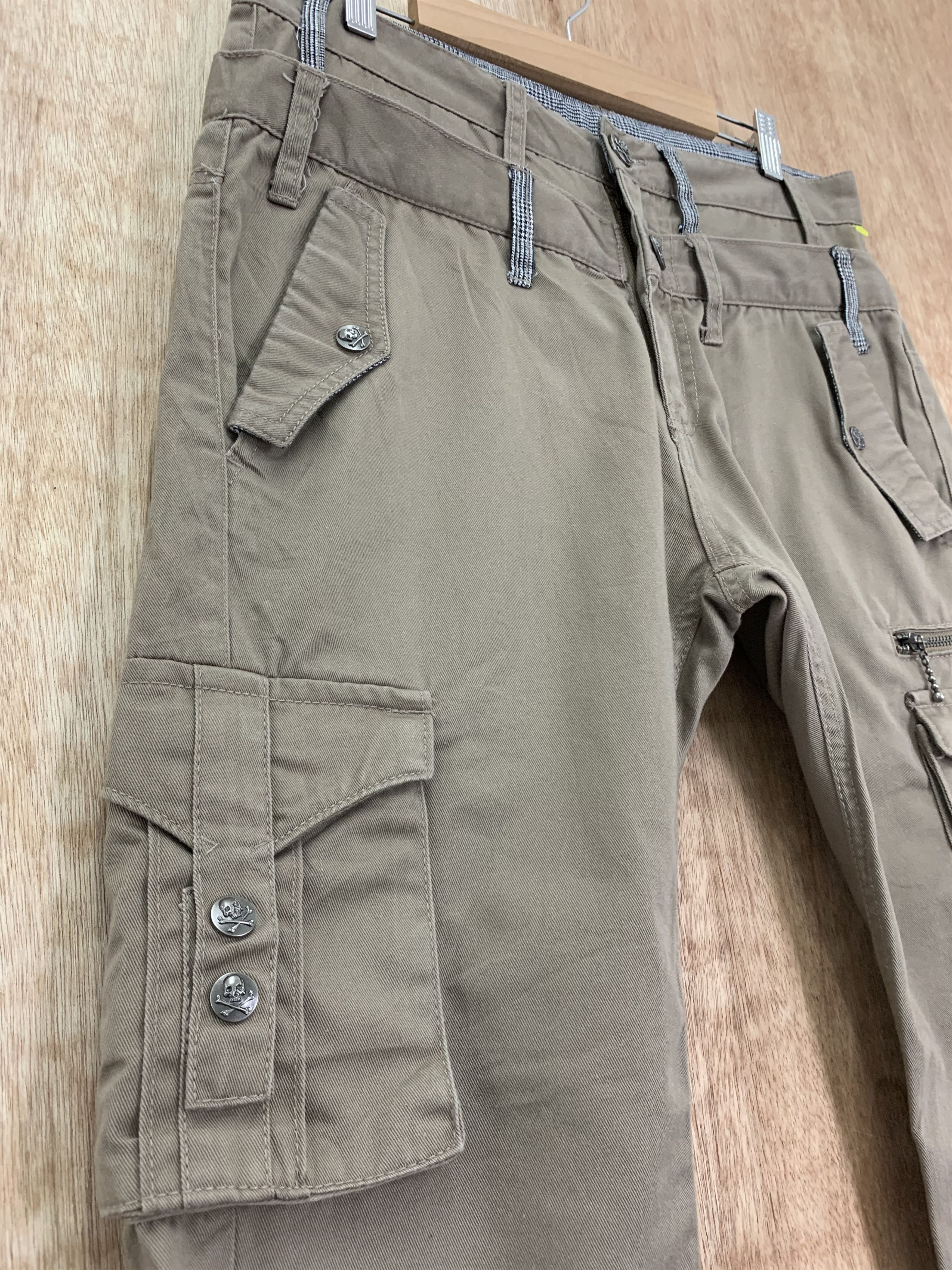 Japanese Brand Cargo Pants Double Waist Double Focus Multipocket Rare Size US 30 / EU 46 - 7 Thumbnail