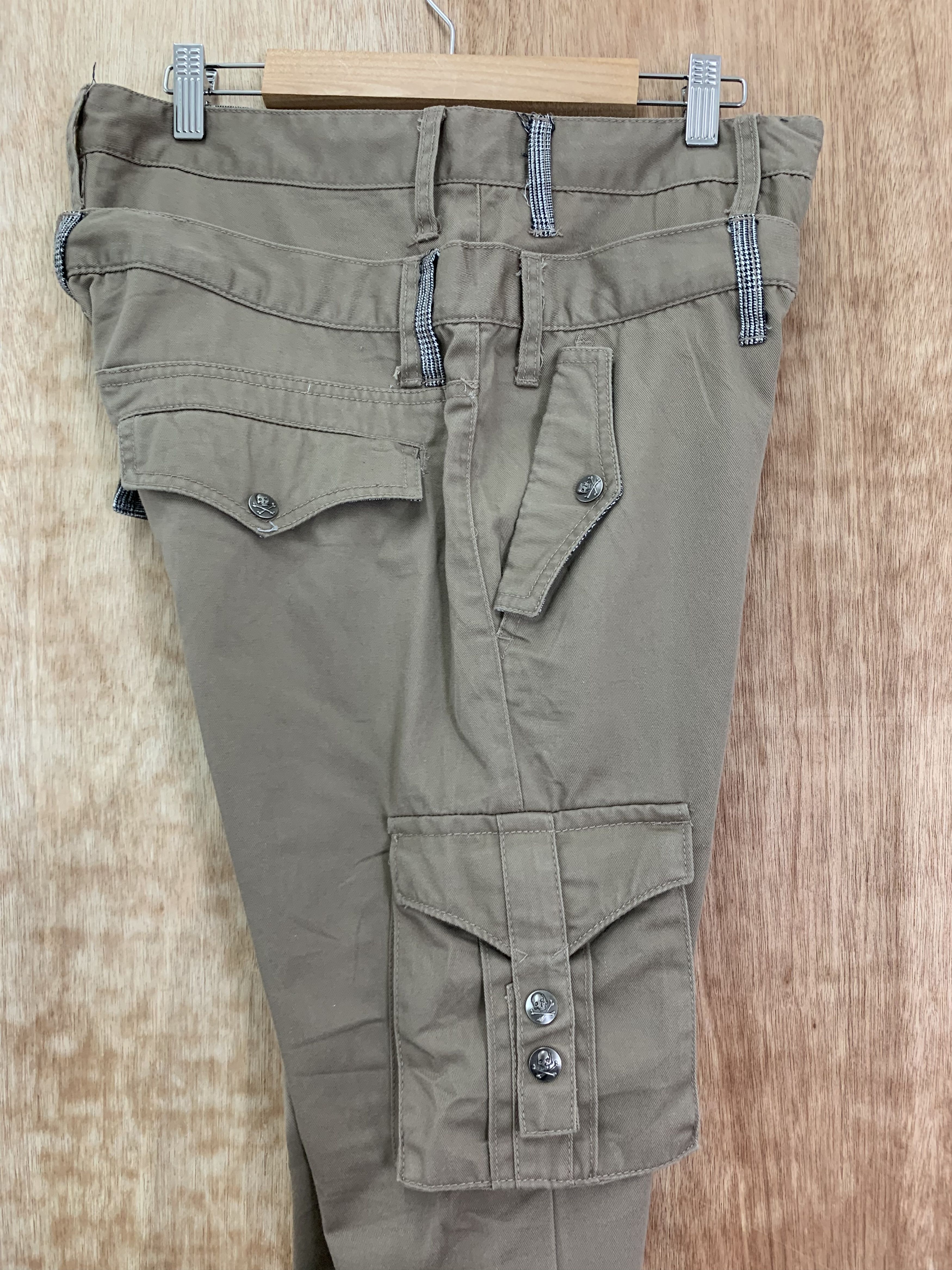 Japanese Brand Cargo Pants Double Waist Double Focus Multipocket Rare Size US 30 / EU 46 - 19 Thumbnail