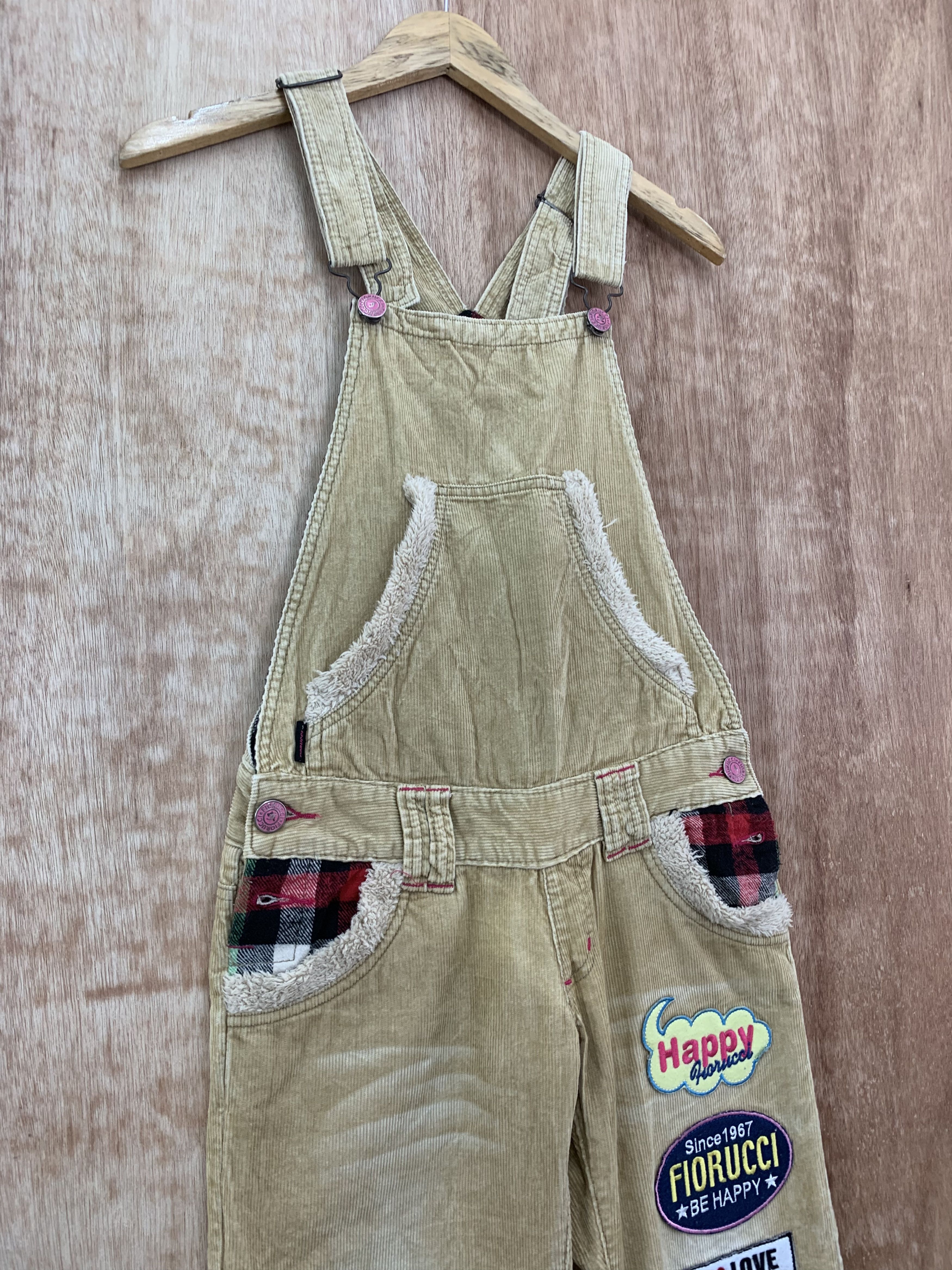 Japanese Brand Overalls Fiorucci Patches Vintage Conduroy Streetwear Size US 28 / EU 44 - 8 Thumbnail