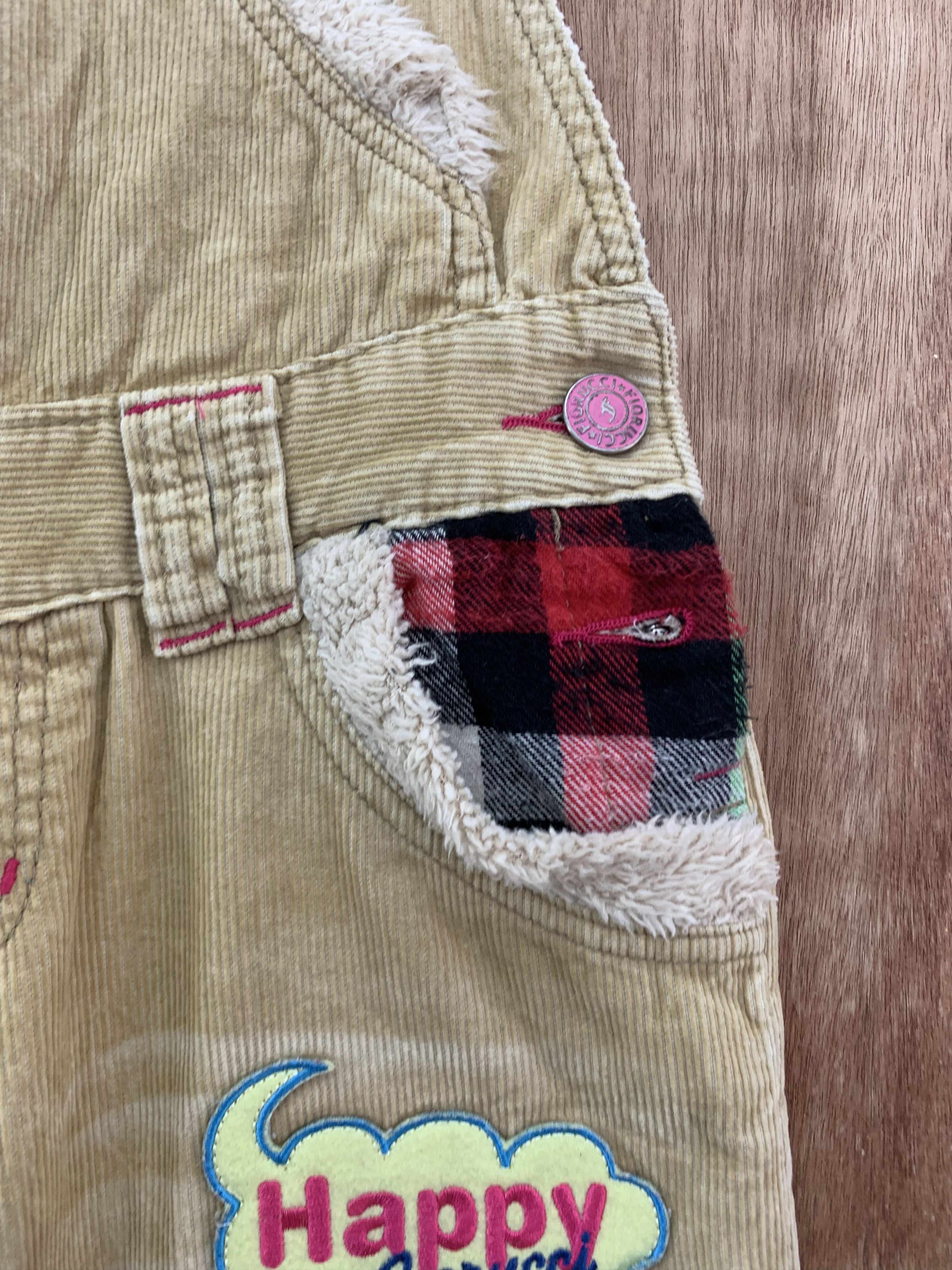 Japanese Brand Overalls Fiorucci Patches Vintage Conduroy Streetwear Size US 28 / EU 44 - 7 Thumbnail