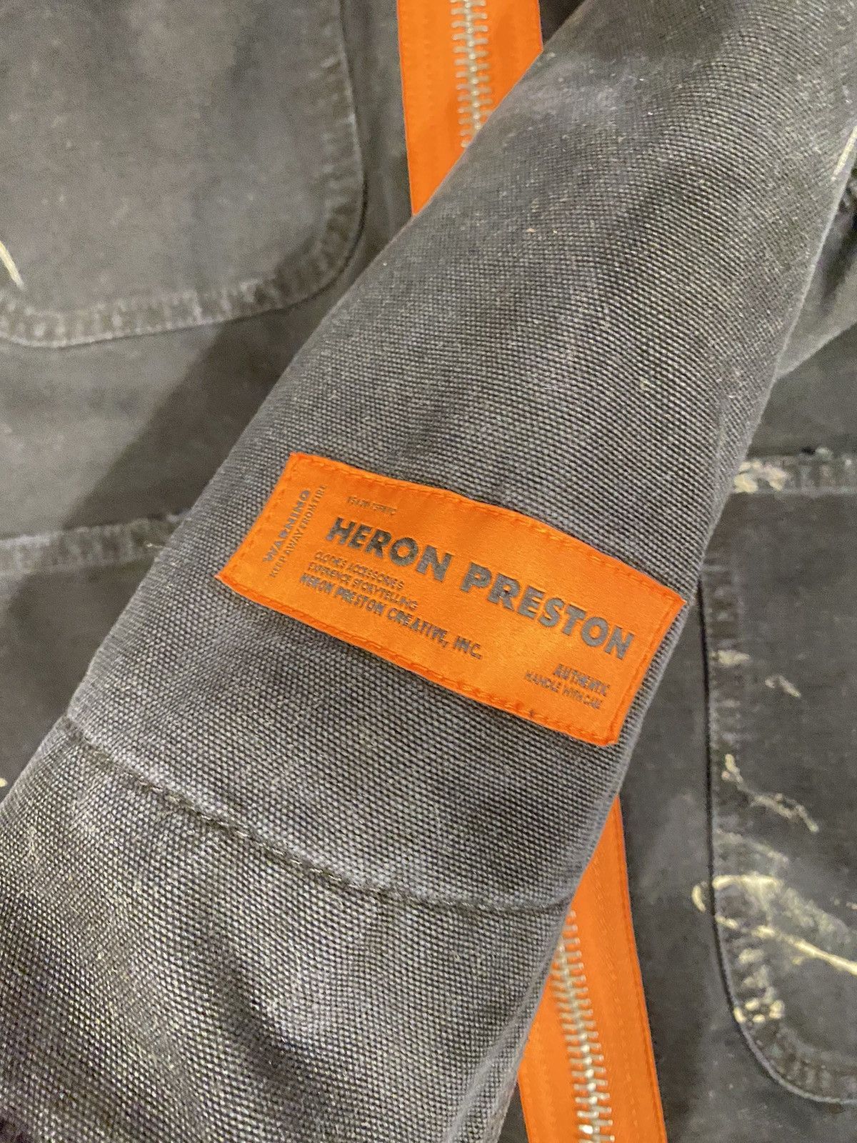 Carhartt × Heron Preston heron preston long detroit crystal work jacket Size US M / EU 48-50 / 2 - 6 Thumbnail