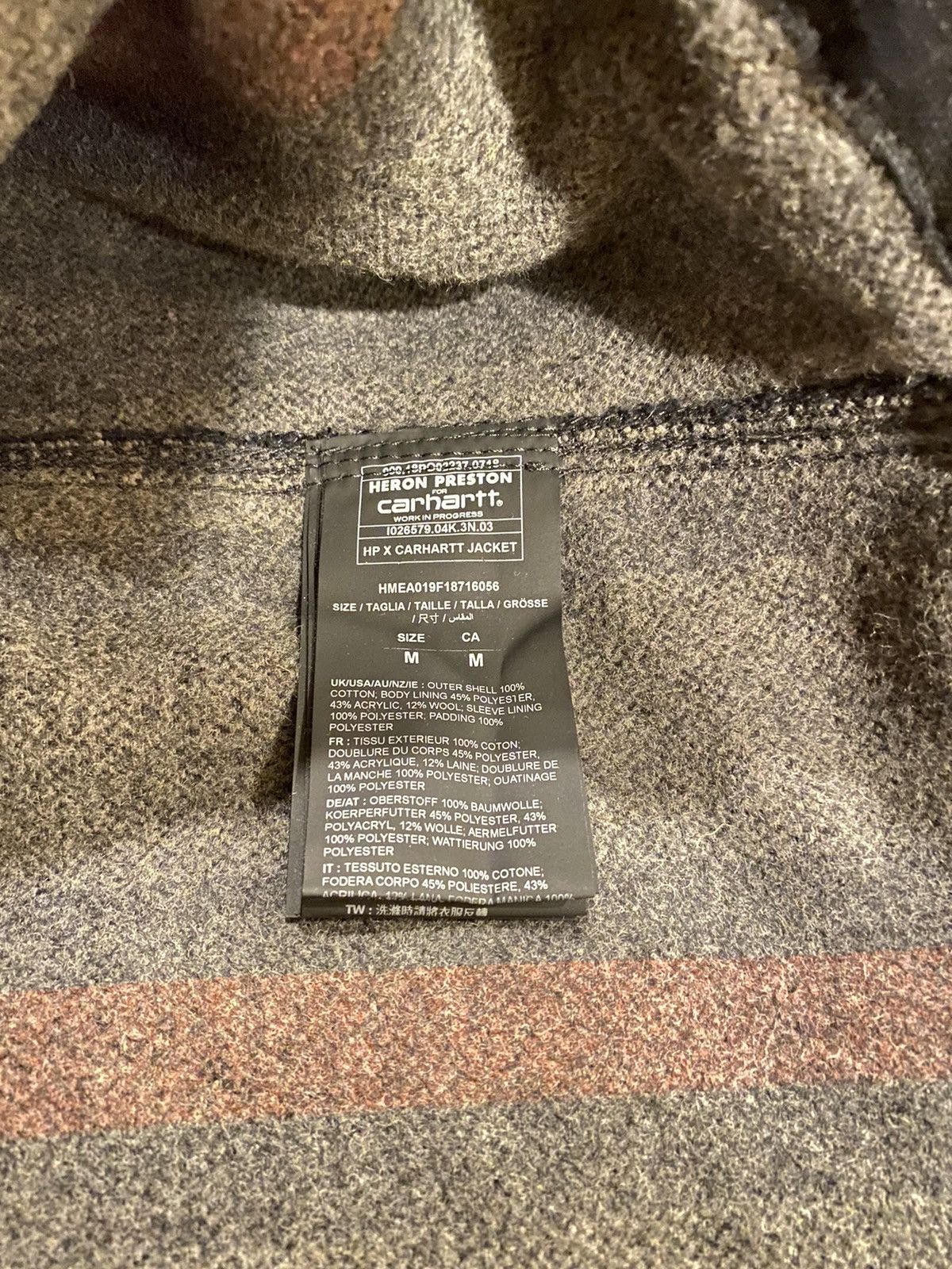 Carhartt × Heron Preston heron preston long detroit crystal work jacket Size US M / EU 48-50 / 2 - 7 Thumbnail