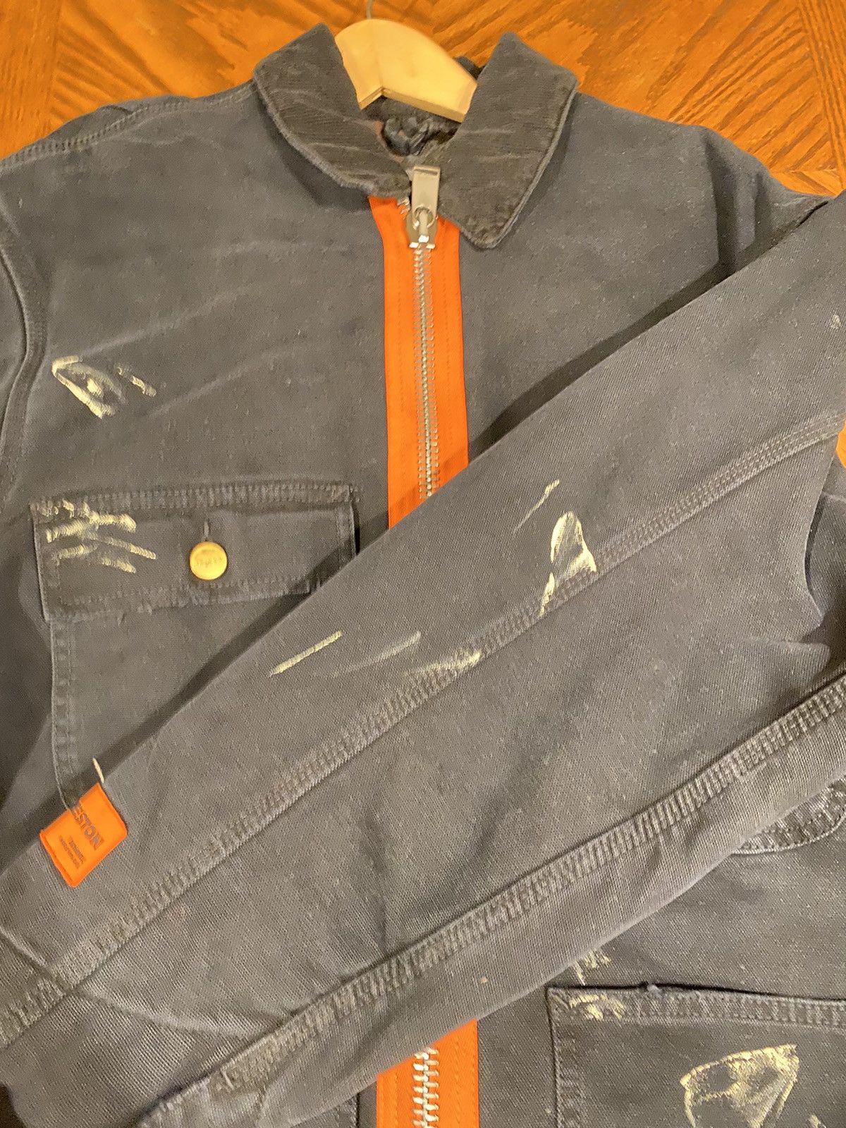 Carhartt × Heron Preston heron preston long detroit crystal work jacket Size US M / EU 48-50 / 2 - 5 Thumbnail