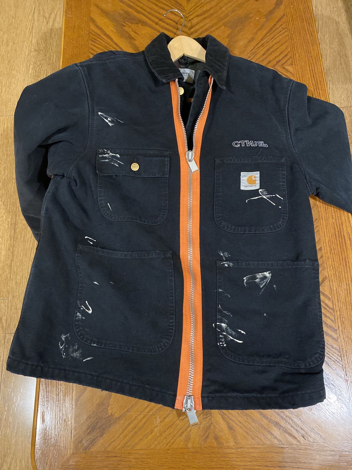 Carhartt × Heron Preston heron preston long detroit crystal work jacket Size US M / EU 48-50 / 2 - 2 Thumbnail