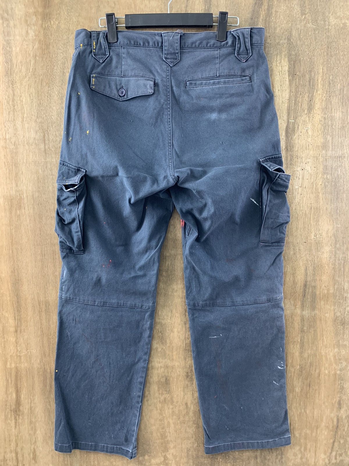 Japanese Brand Cargo Pants Multipocket Painted Custom Vtg Streetwear Size US 31 - 9 Thumbnail