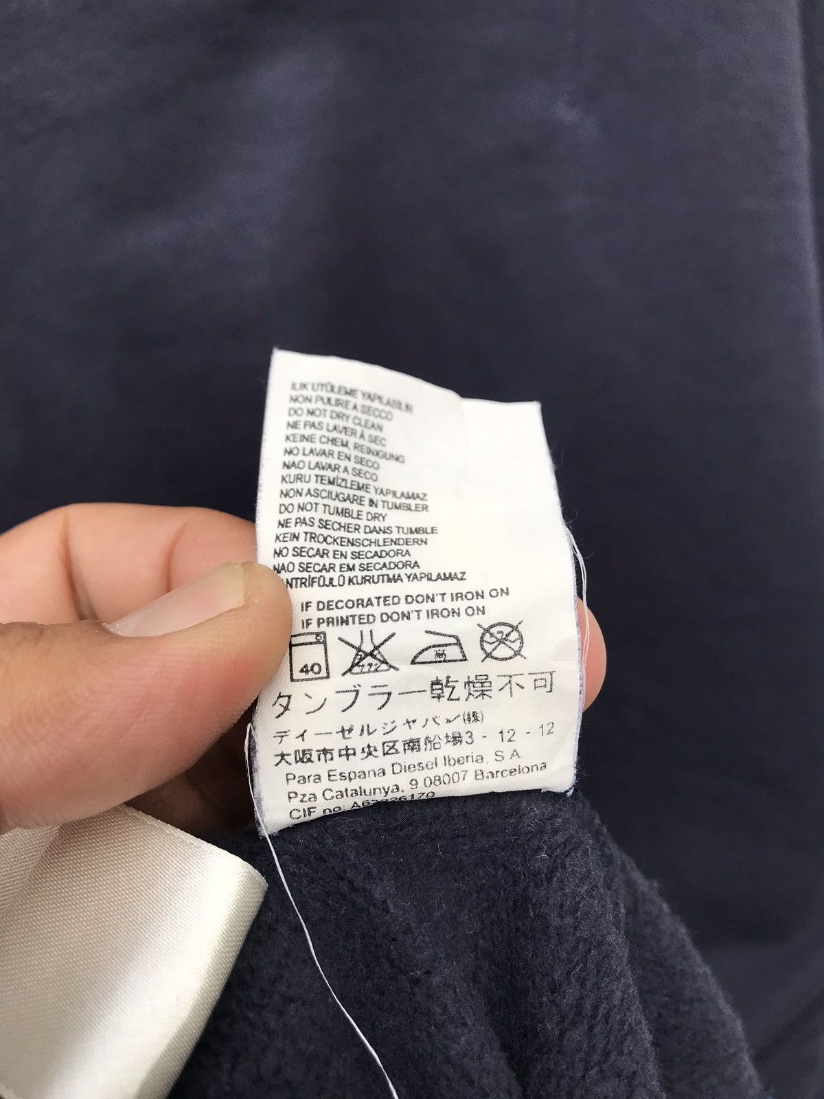 Diesel Rare Diesel Italy Overprinted Skull Sweatshirt Size US M / EU 48-50 / 2 - 9 Thumbnail