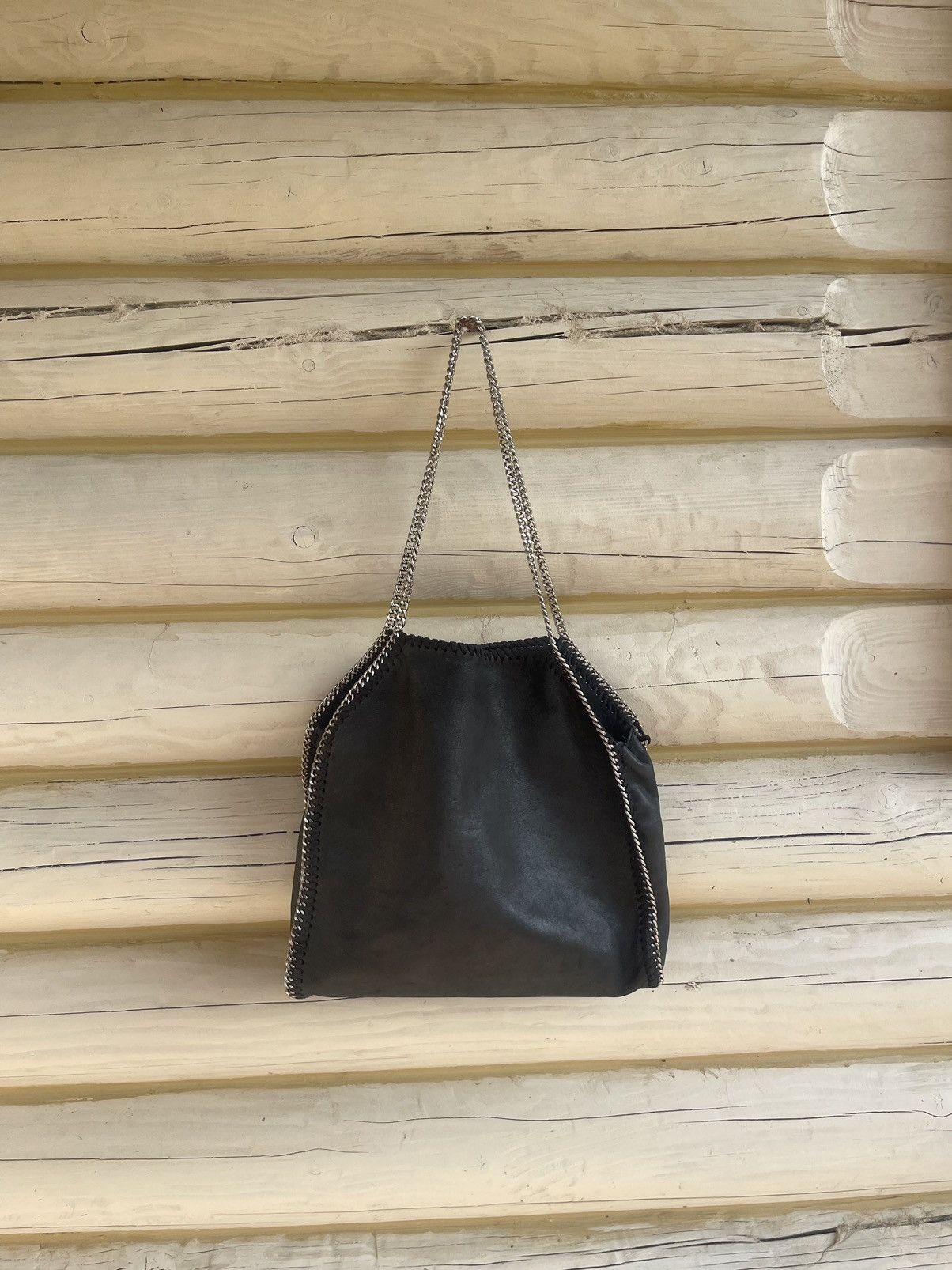 Stella McCartney Stella McCartney black leather chain shoulder bag Size ONE SIZE - 4 Thumbnail