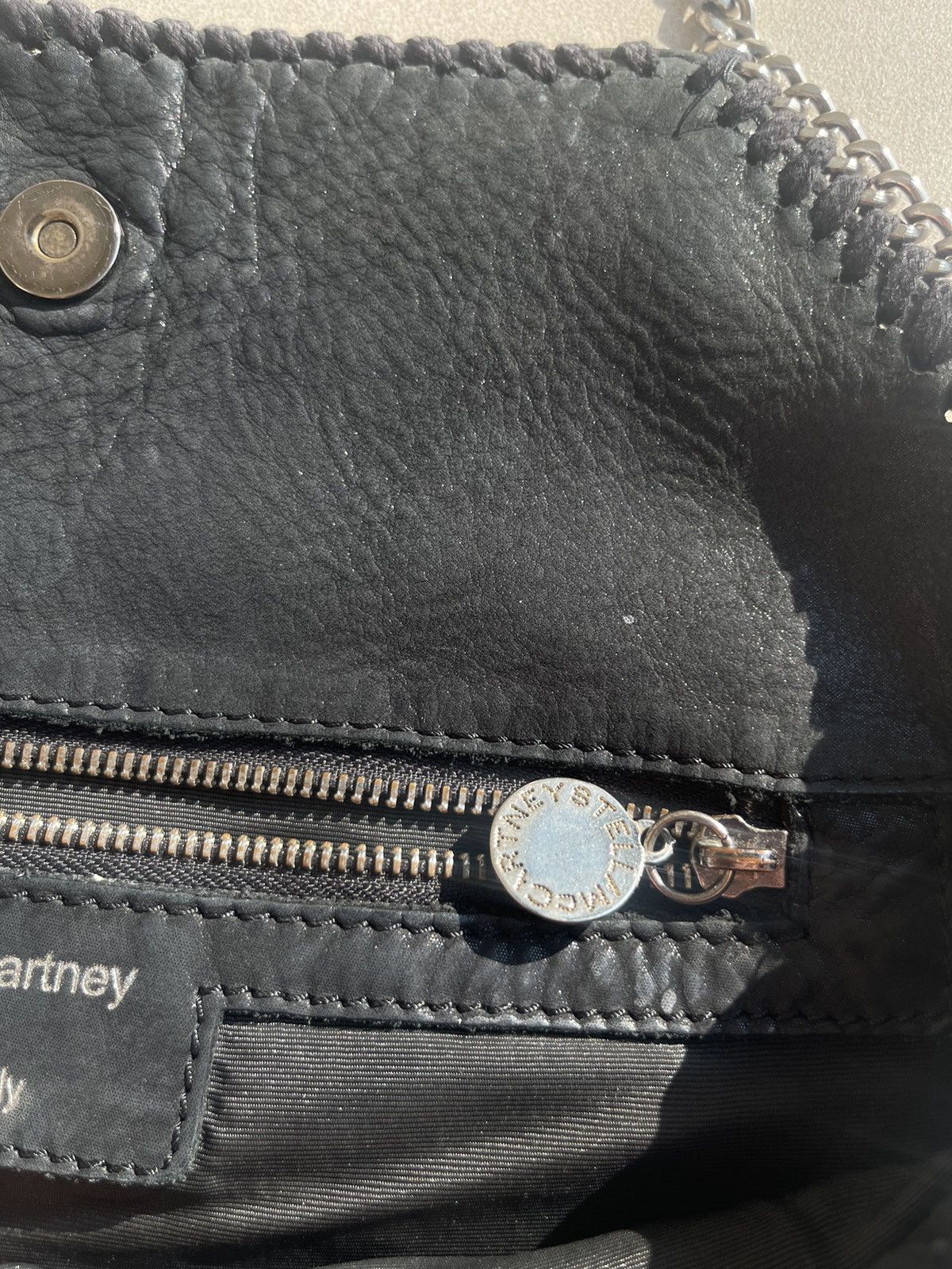 Stella McCartney Stella McCartney black leather chain shoulder bag Size ONE SIZE - 12 Thumbnail