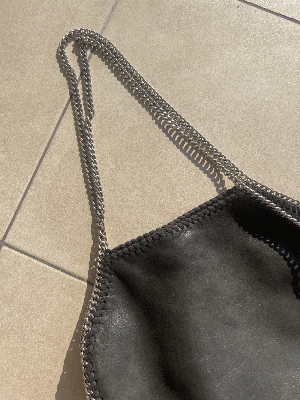 Stella McCartney Stella McCartney black leather chain shoulder bag Size ONE SIZE - 7 Thumbnail