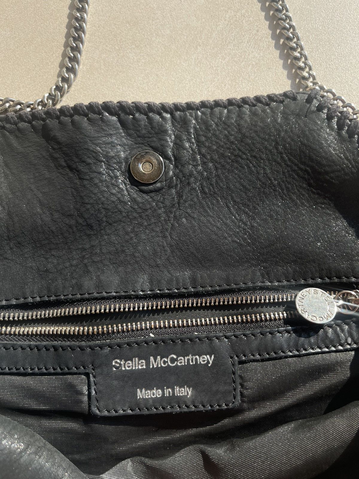 Stella McCartney Stella McCartney black leather chain shoulder bag Size ONE SIZE - 11 Thumbnail
